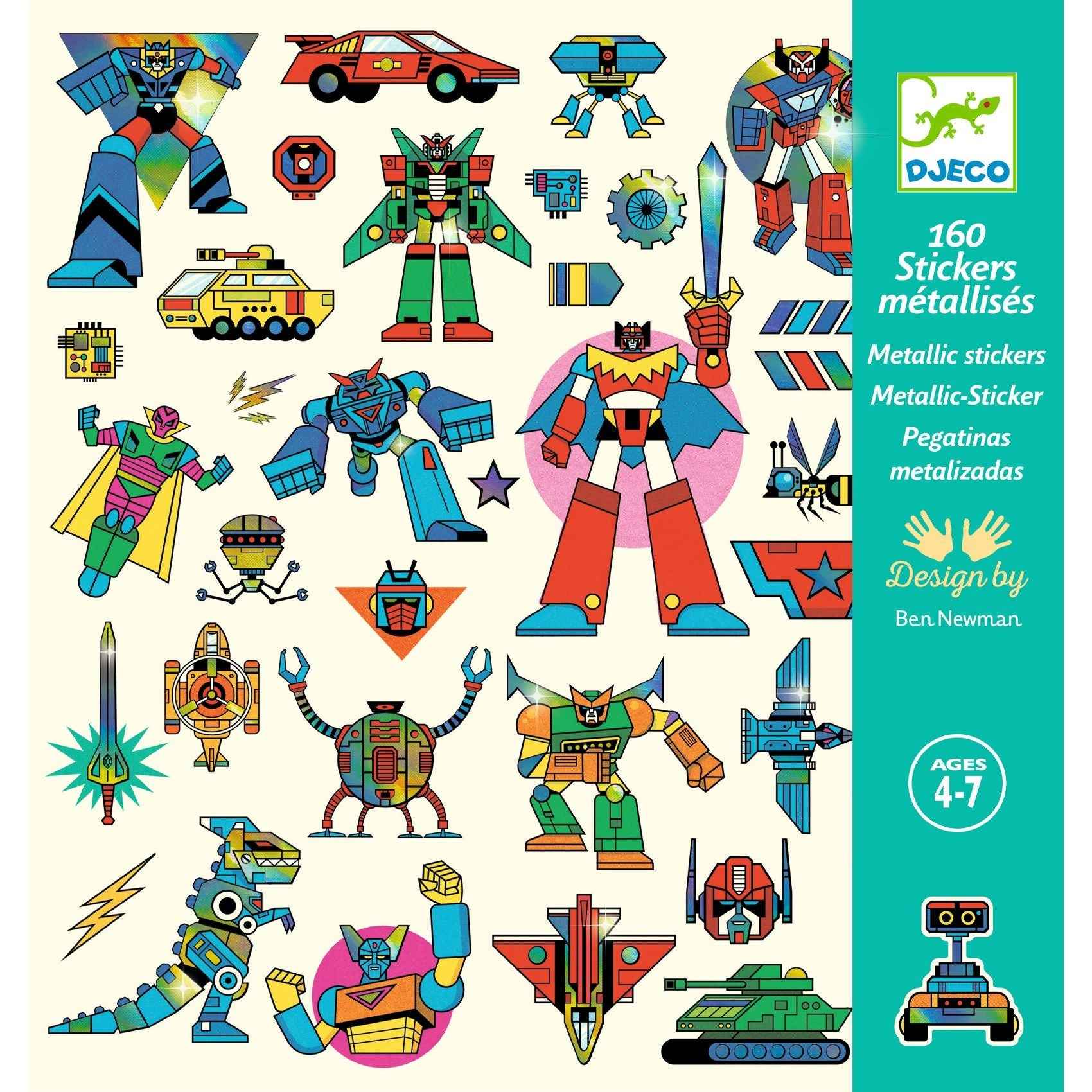 Djeco | Robot Stickers