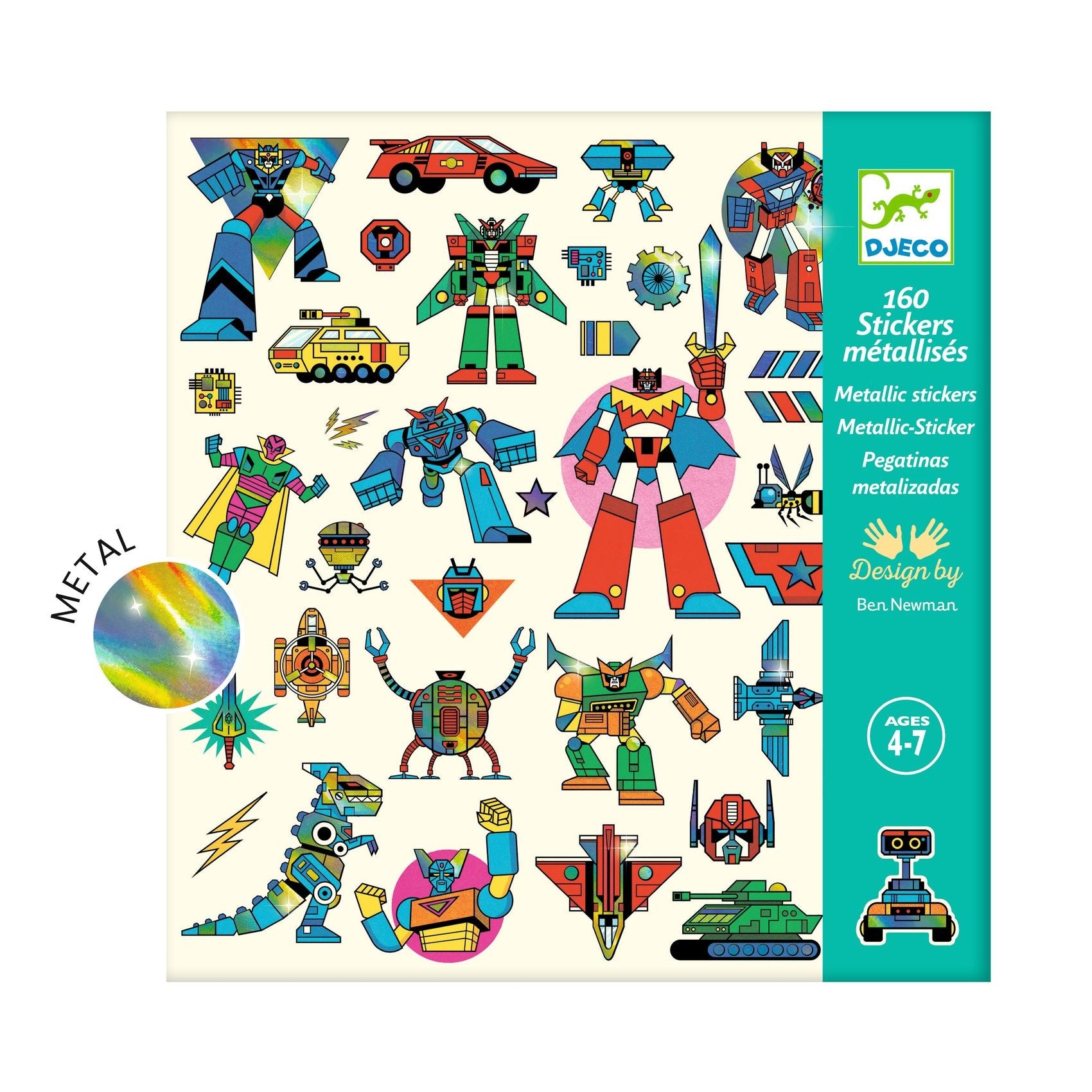 Djeco |  Stickers Robots