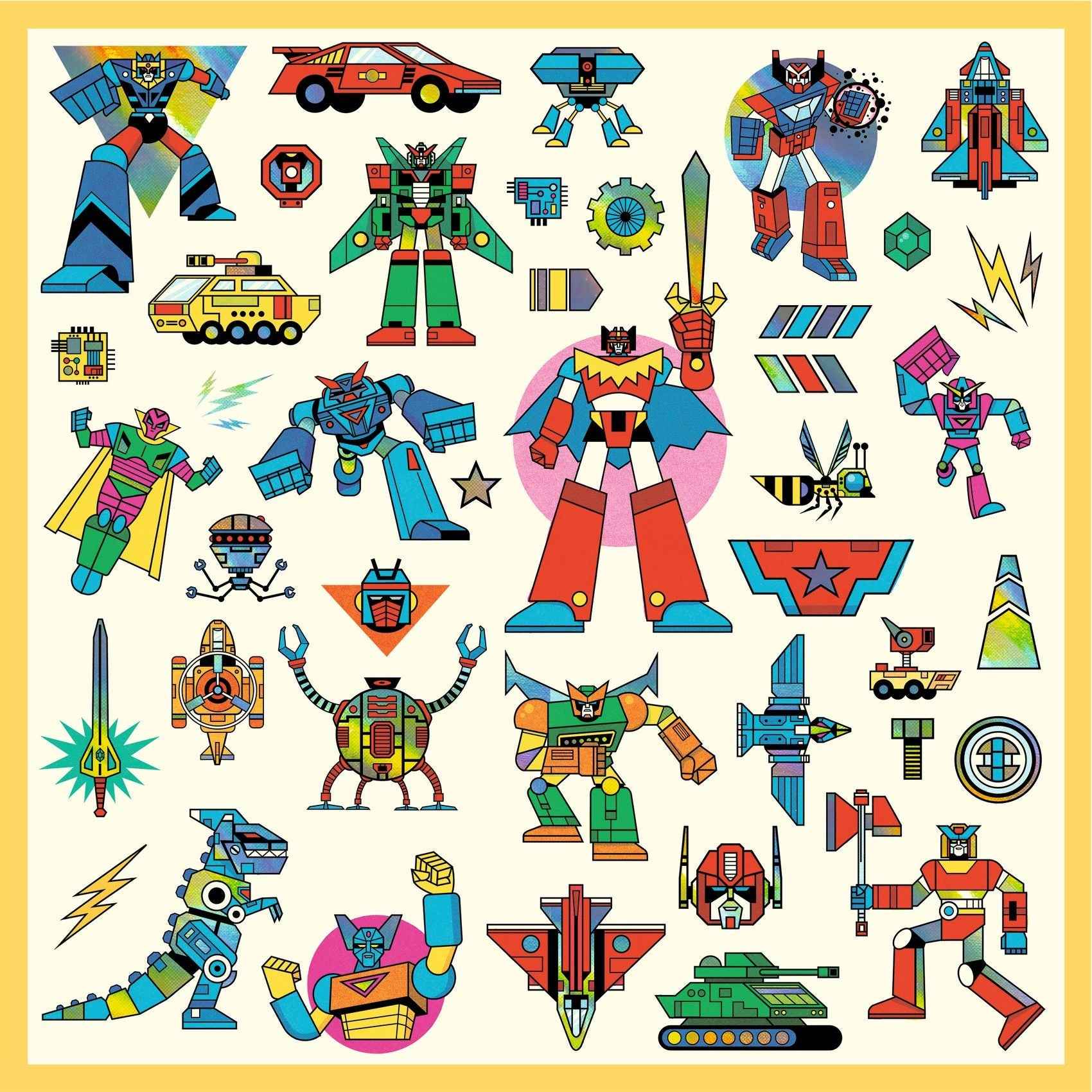 Djeco | Robot Stickers