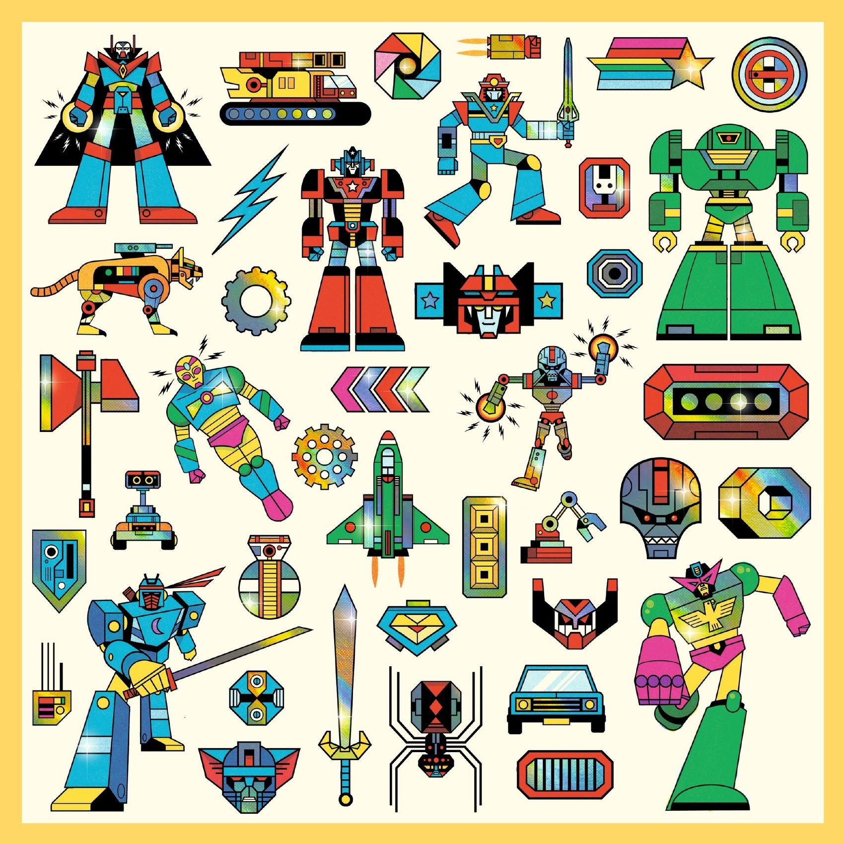 Djeco |  Stickers Robots