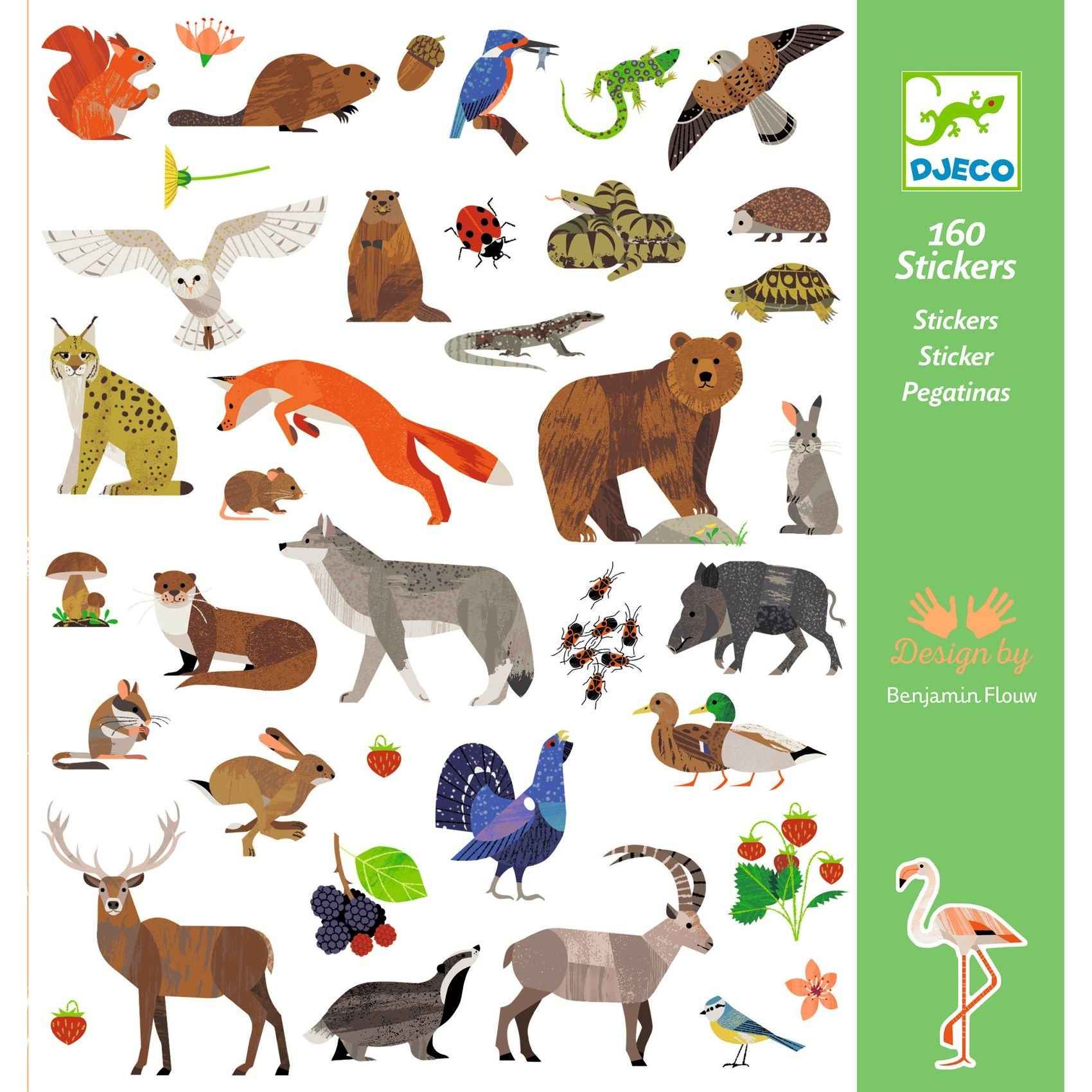 Djeco | Stickers Fauna