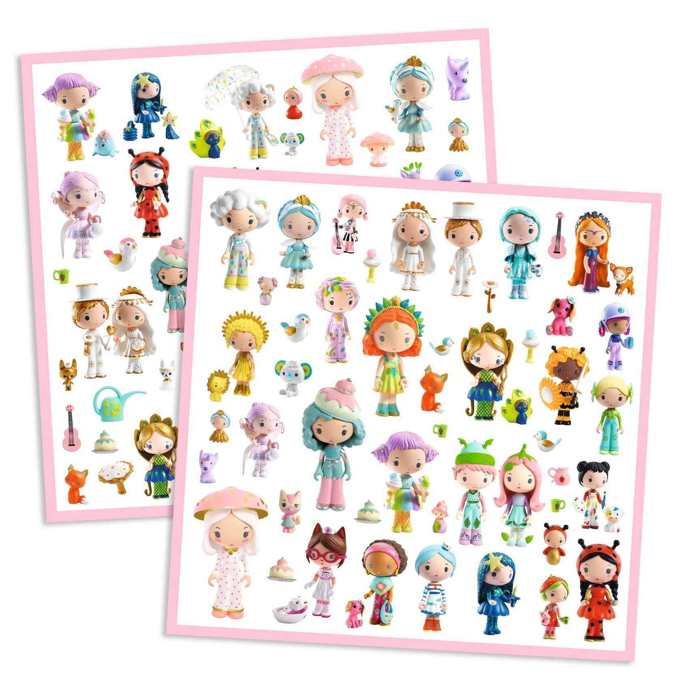 Djeco | 160 Metallic Stickers The Little World of Tinyly