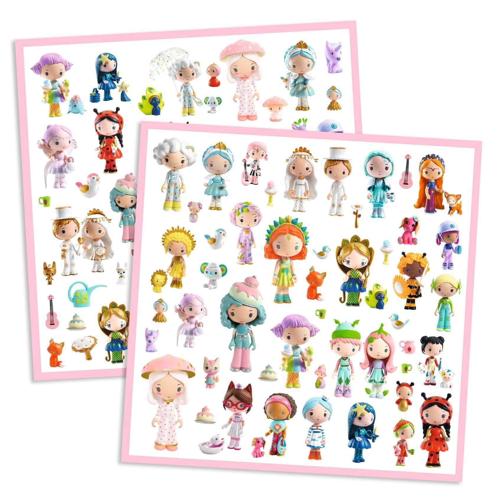 Djeco | 160 Metallic Stickers The Little World of Tinyly