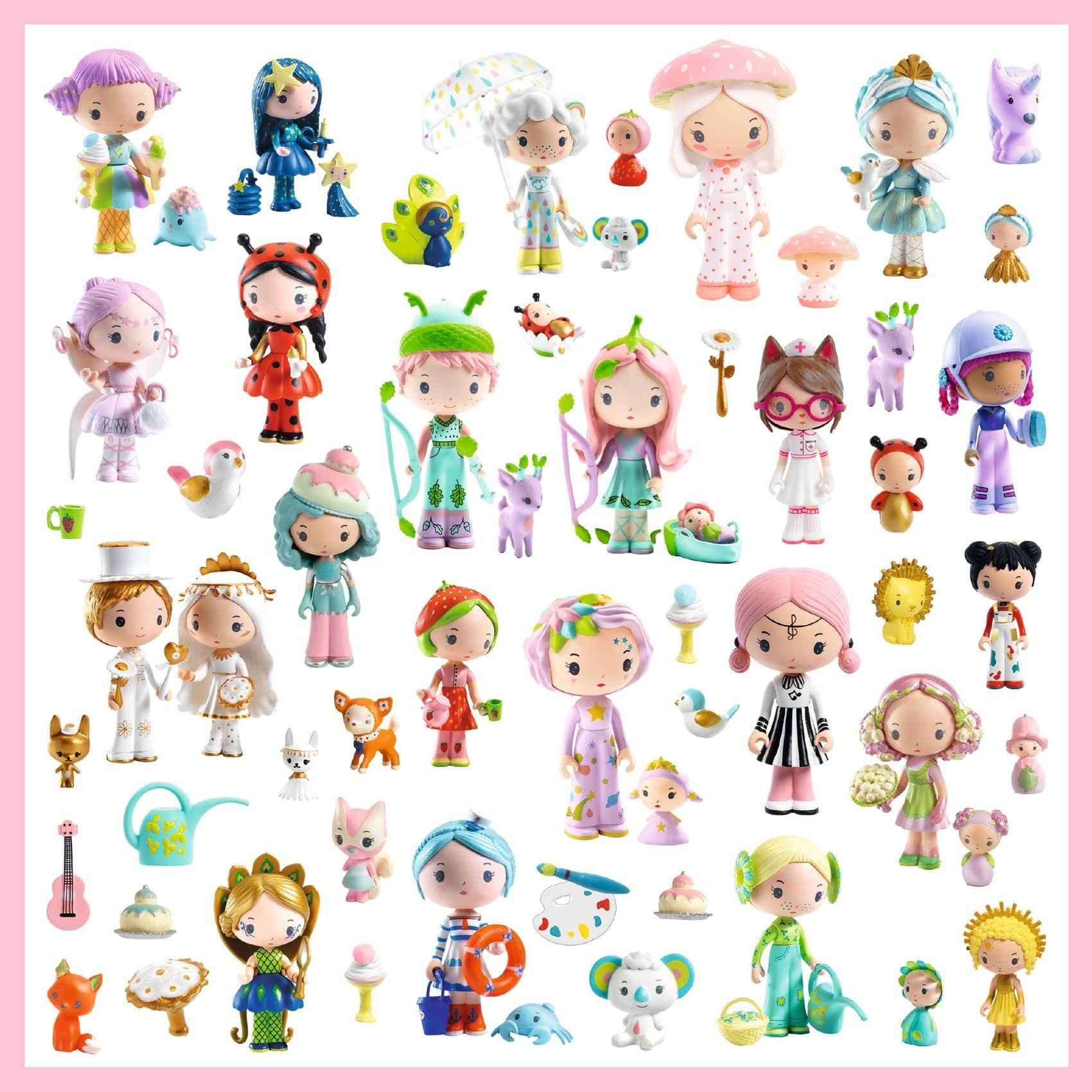 Djeco | 160 Metallic Stickers The Tiny World of Tinyly