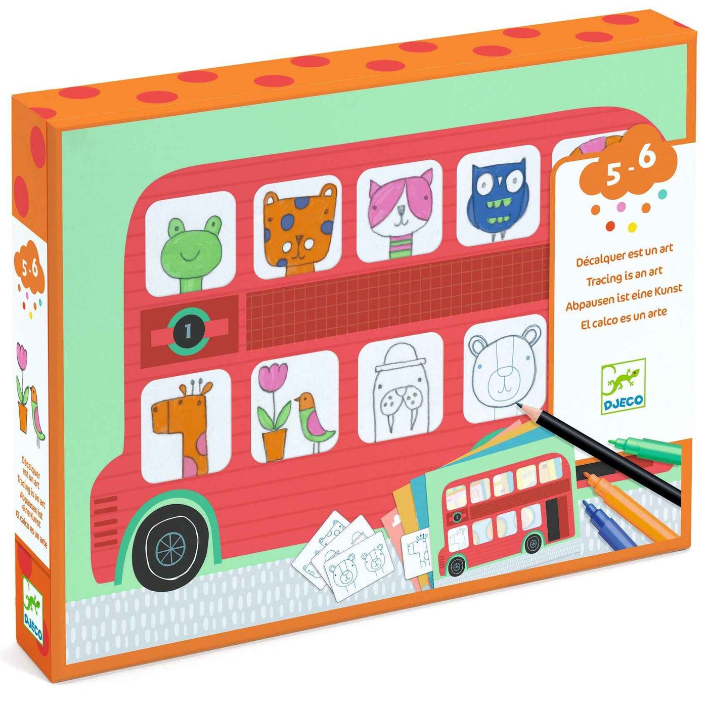 Djeco tracing art set for ages 5-6