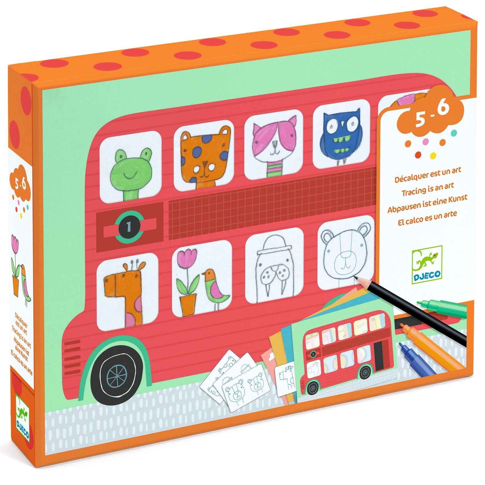 Djeco tracing art set for ages 5-6