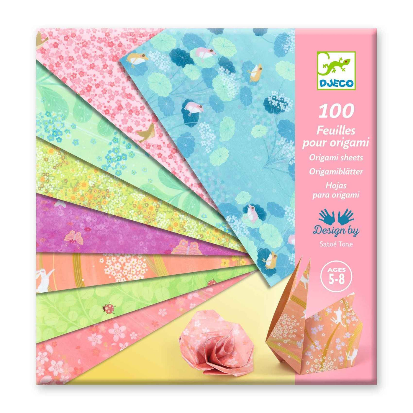 Djeco | 100 Haru Origami Sheets