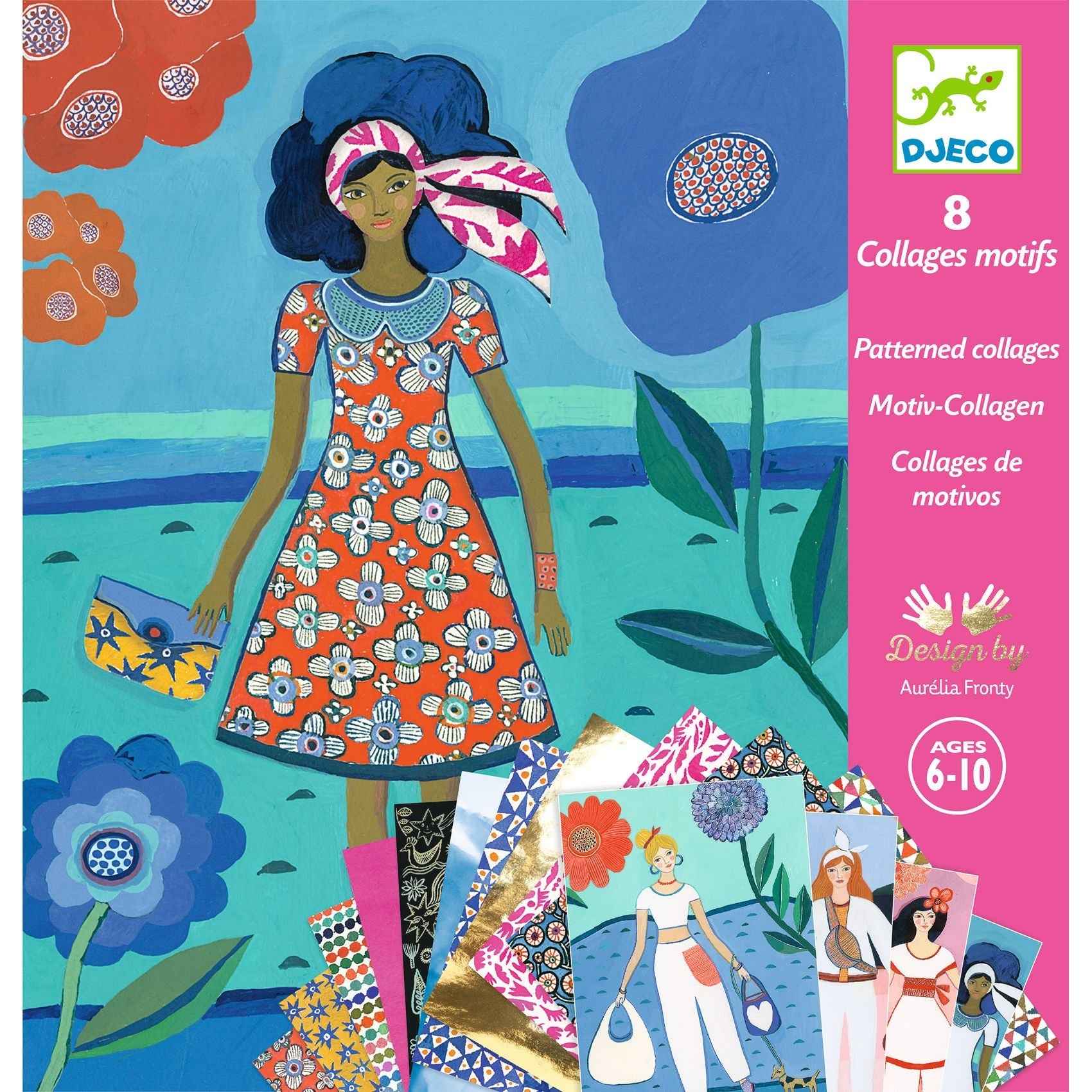 Djeco | 8 Patronencollages WAX-Trend