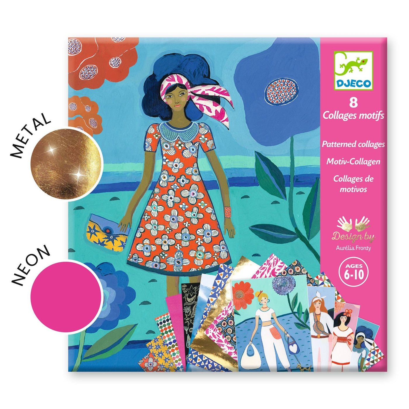 Djeco | 8 Patronencollages WAX-Trend