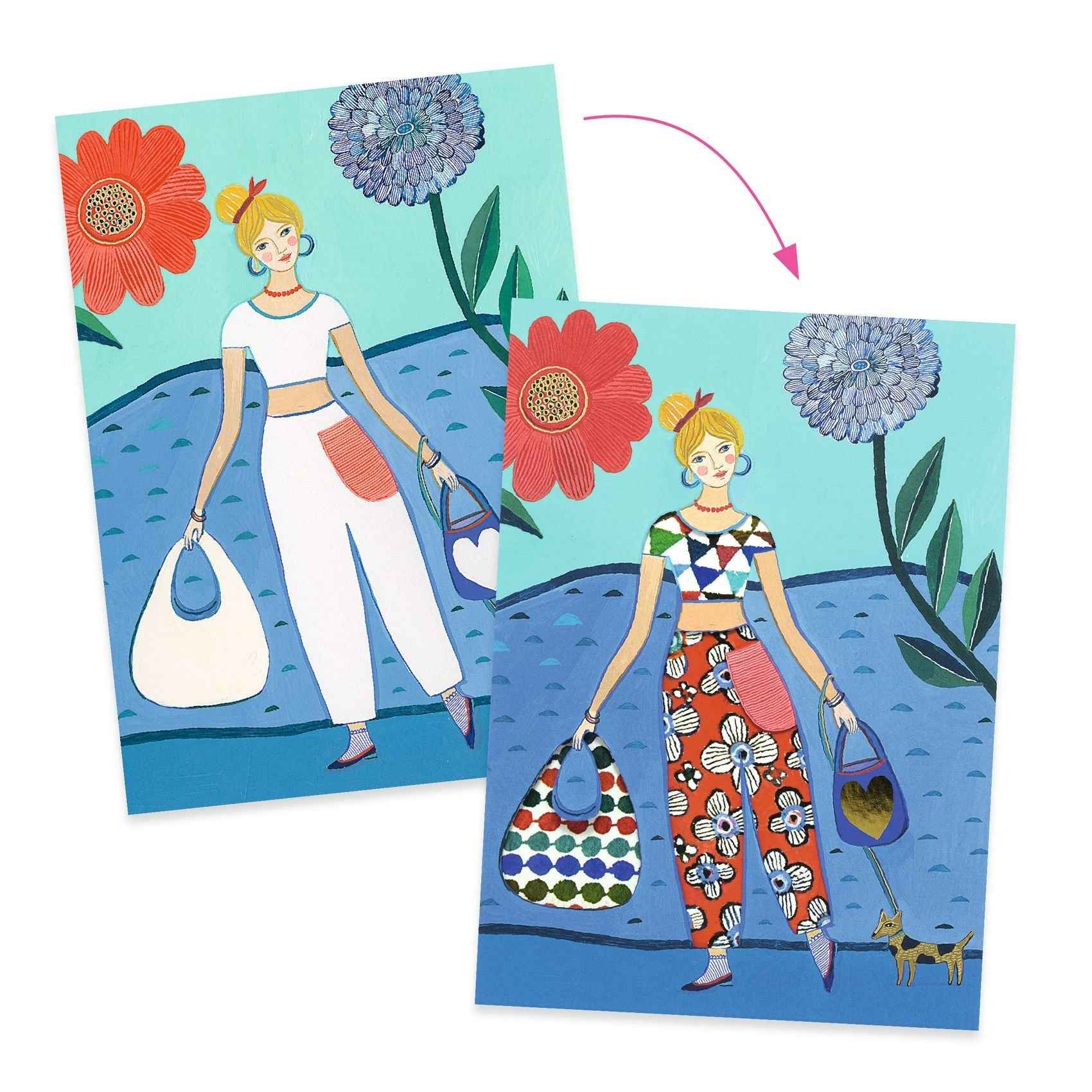 Djeco | 8 Patronencollages WAX-Trend