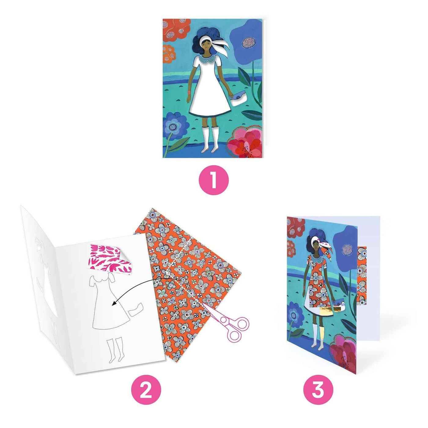 Djeco | 8 Patronencollages WAX-Trend