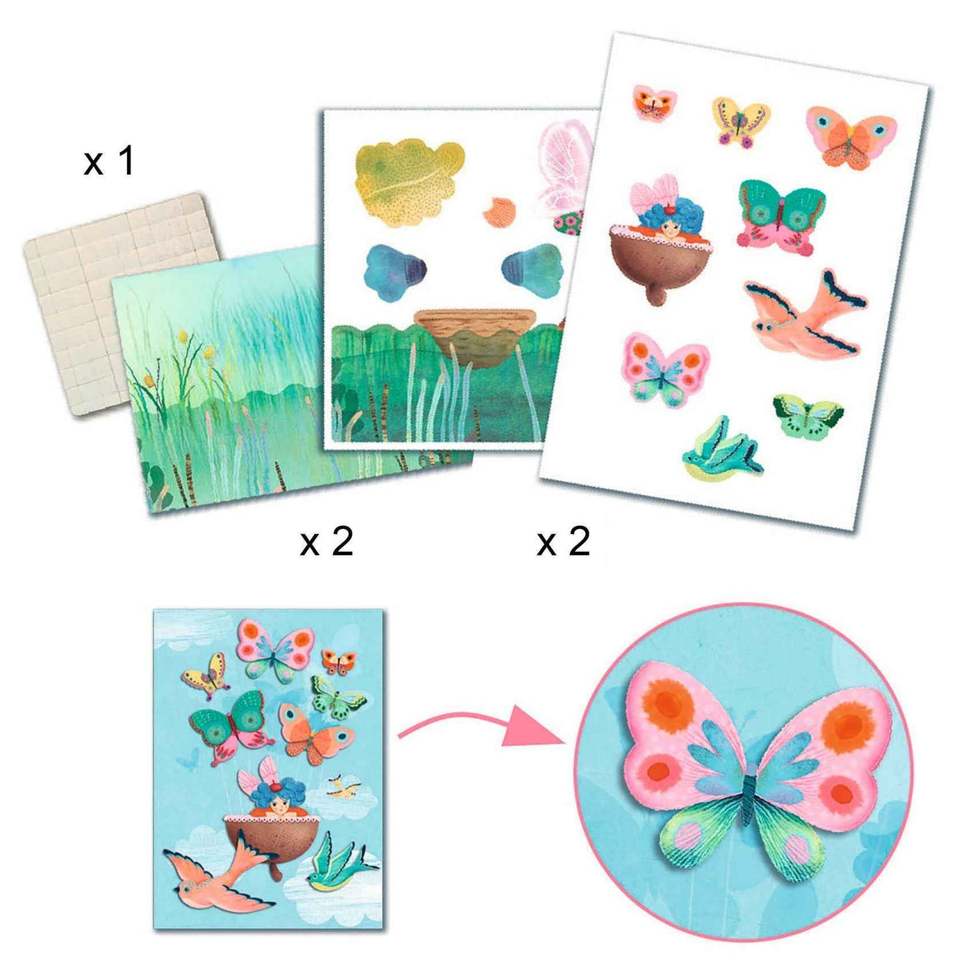 Djeco craft kit Fairies +6jr