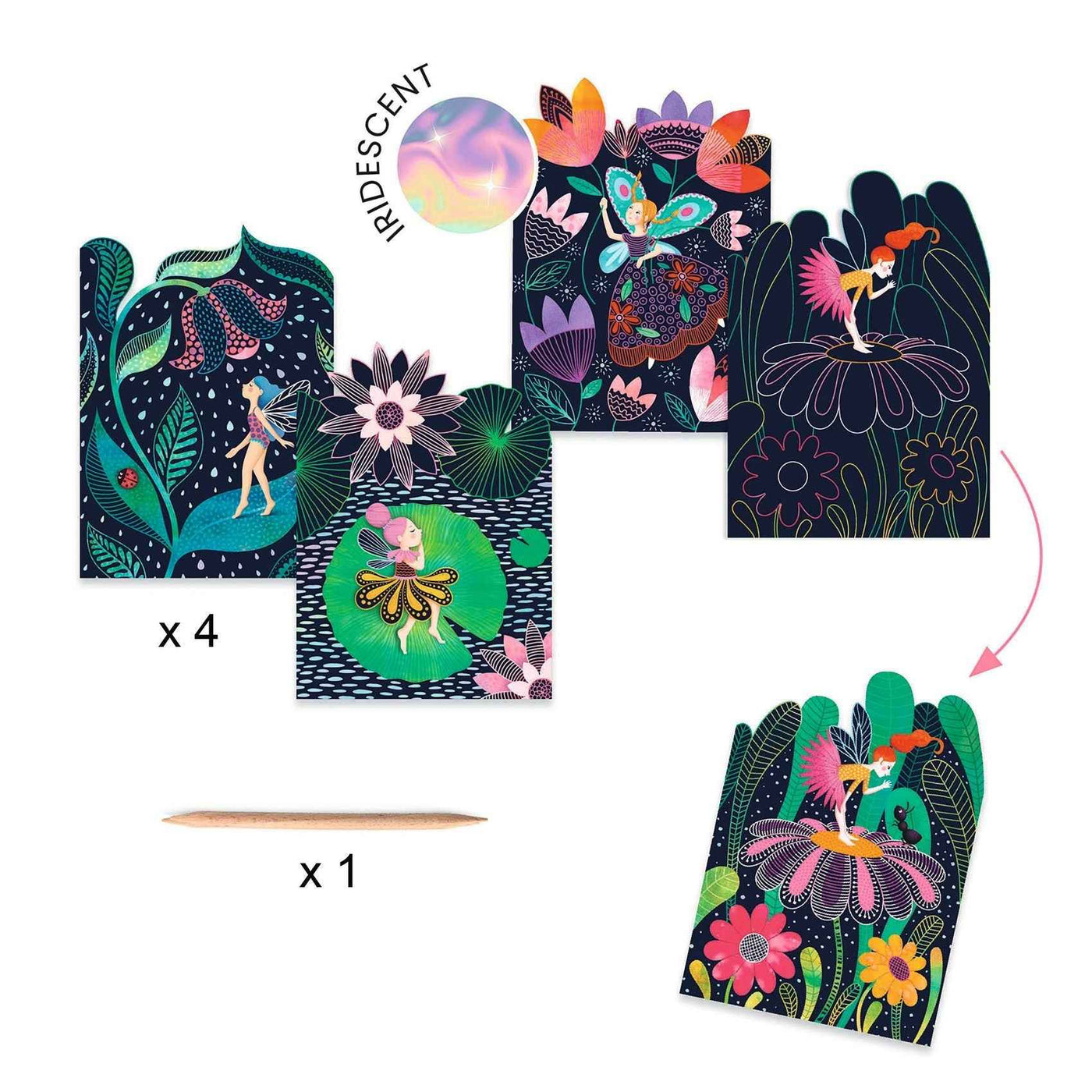 Djeco craft kit Fairies ages 6+