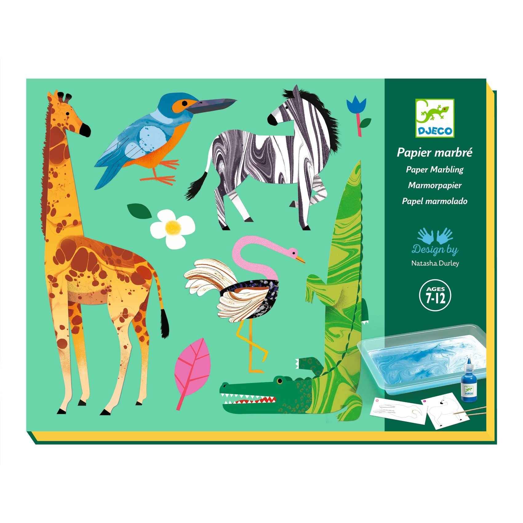 Djeco | Marmerpapier Colourful