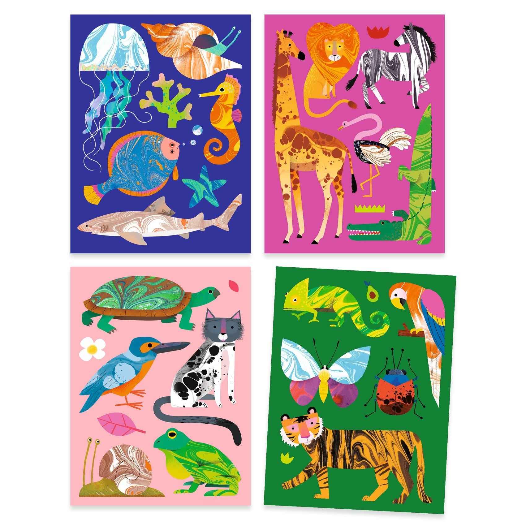 Djeco | Marmerpapier Colourful