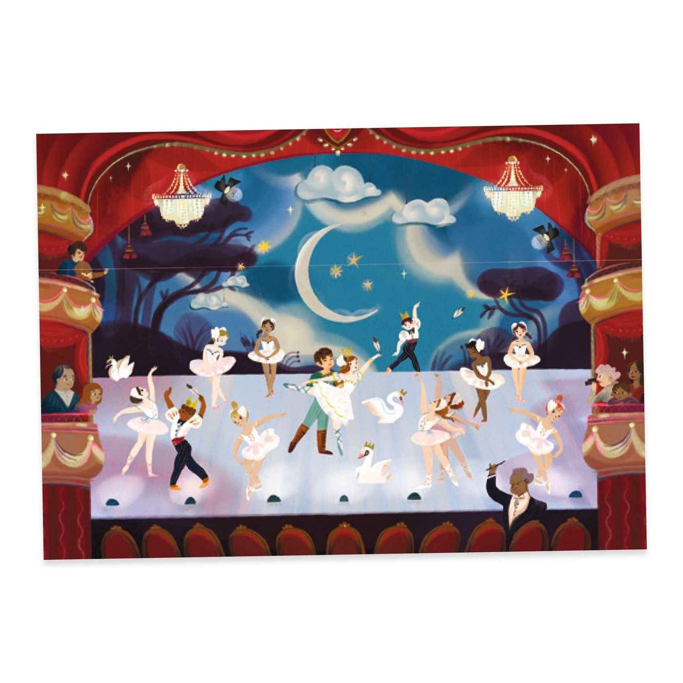 Djeco | + 100 transfer stickers and 3 large designs featuring young ballet dancers from the opera