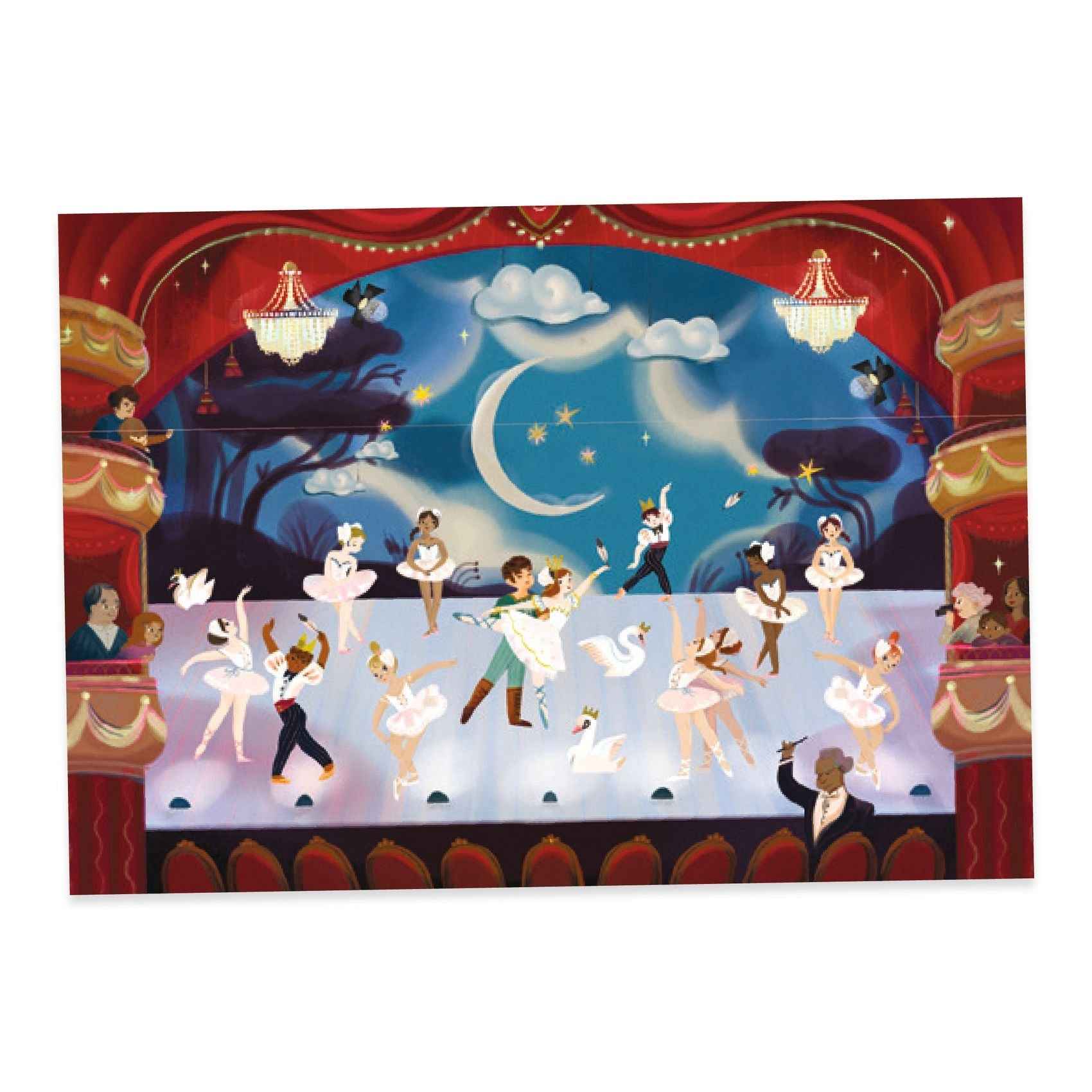 Djeco | + 100 transfer stickers and 3 large designs featuring young ballet dancers from the opera