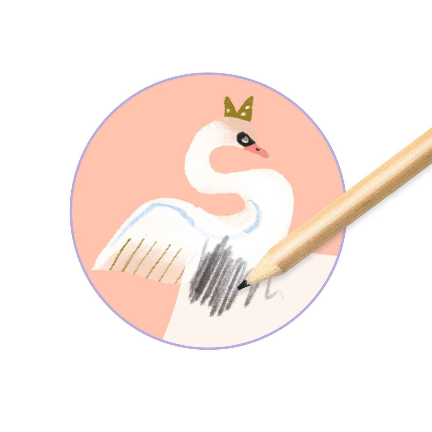 Djeco | 100+ Transfer Stickers in 3 Large Scenes of Young Ballet Dancers From The Opera