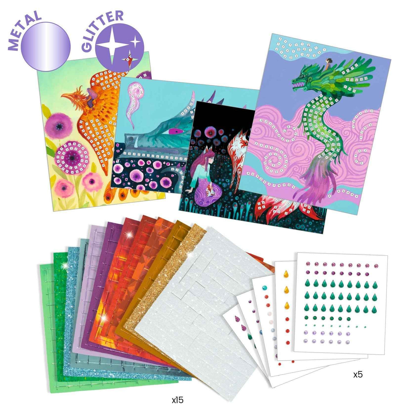 Djeco | Mosaic Legendary Creatures