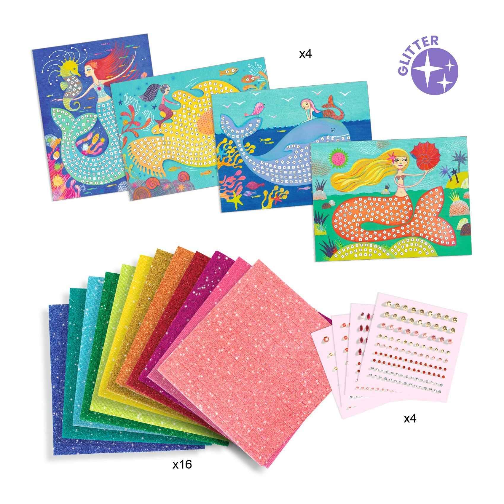 Mermaids Mosaic +7 years - Djeco