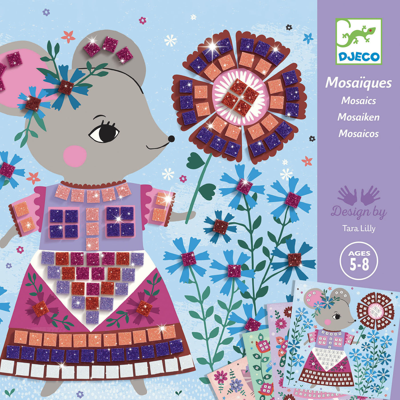 Djeco mozaïek lieve huisdieren +5jr
