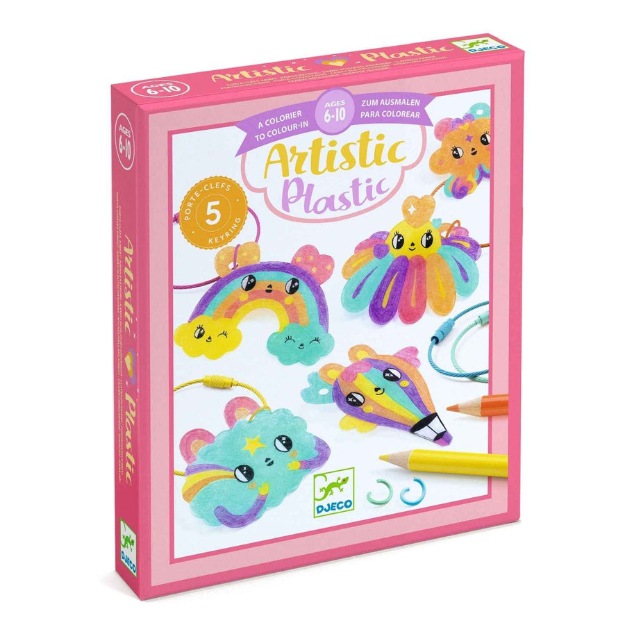 Djeco knutselpakket krimpie dinkie - Kawaii sleutelhangers