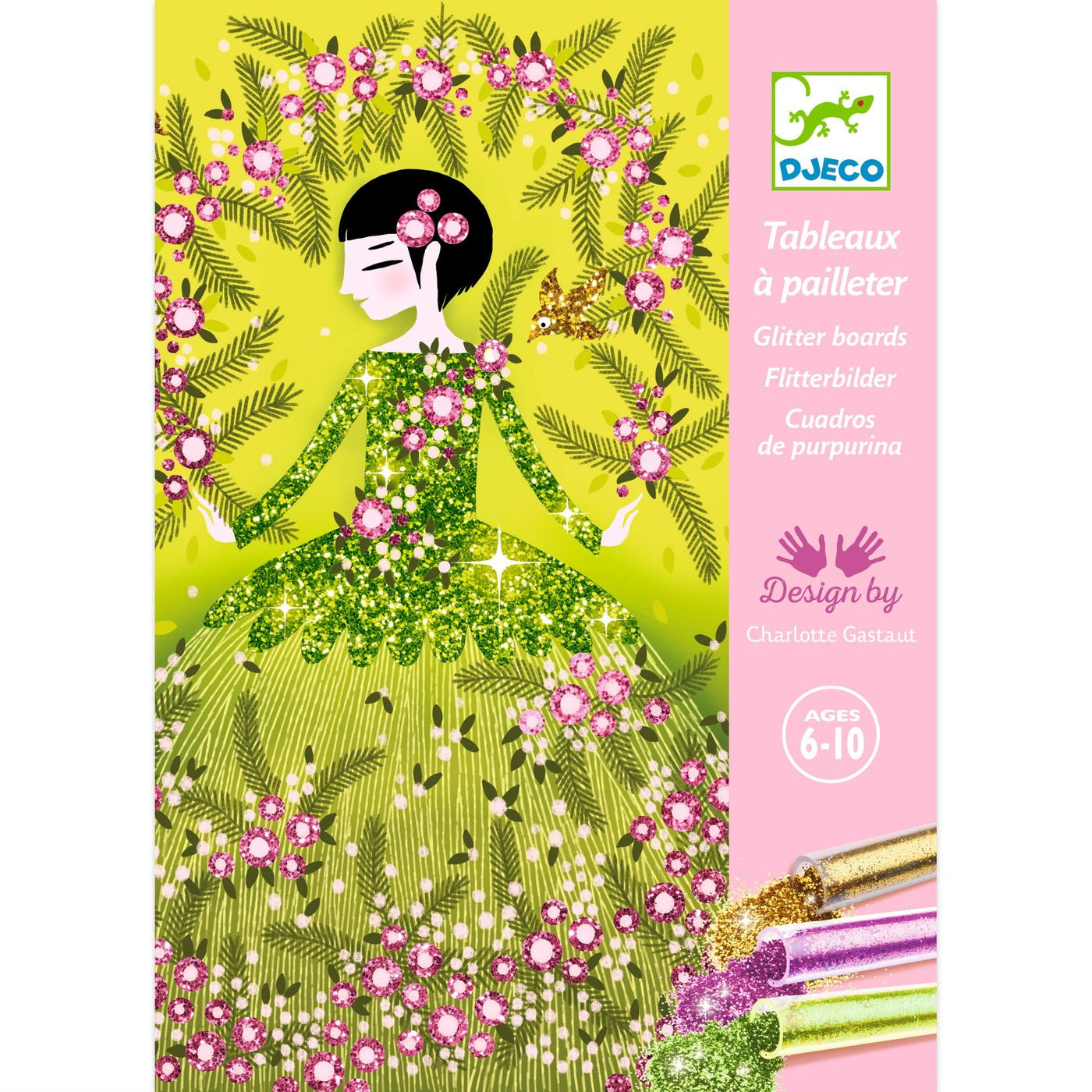 Djeco | Glitter Schilderijen - Glitterjurken