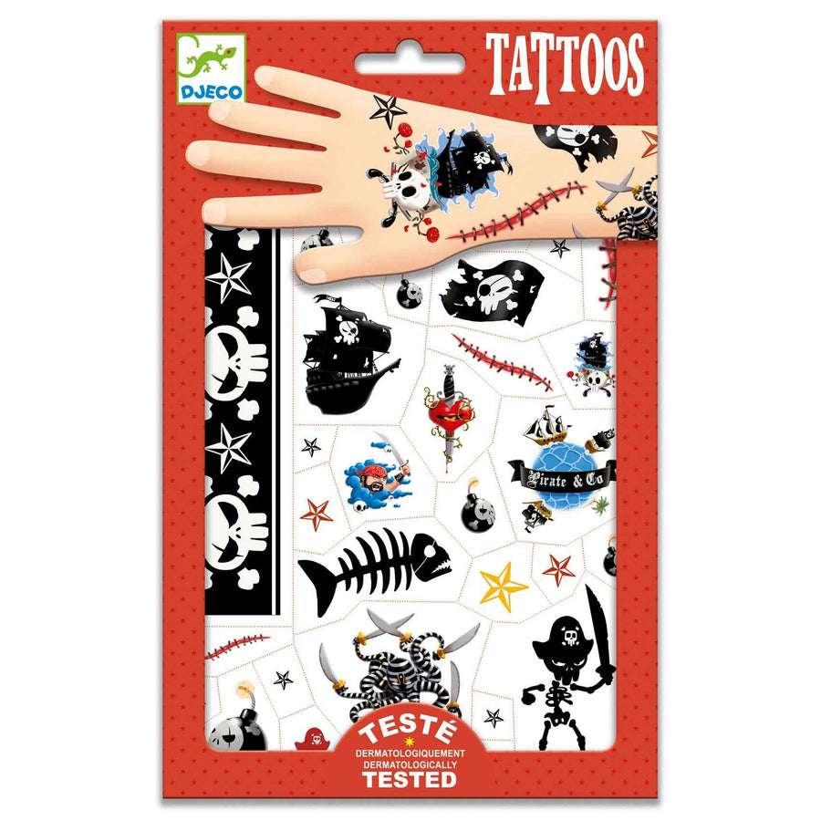 Djeco - Pirate Tattoos +3 Years