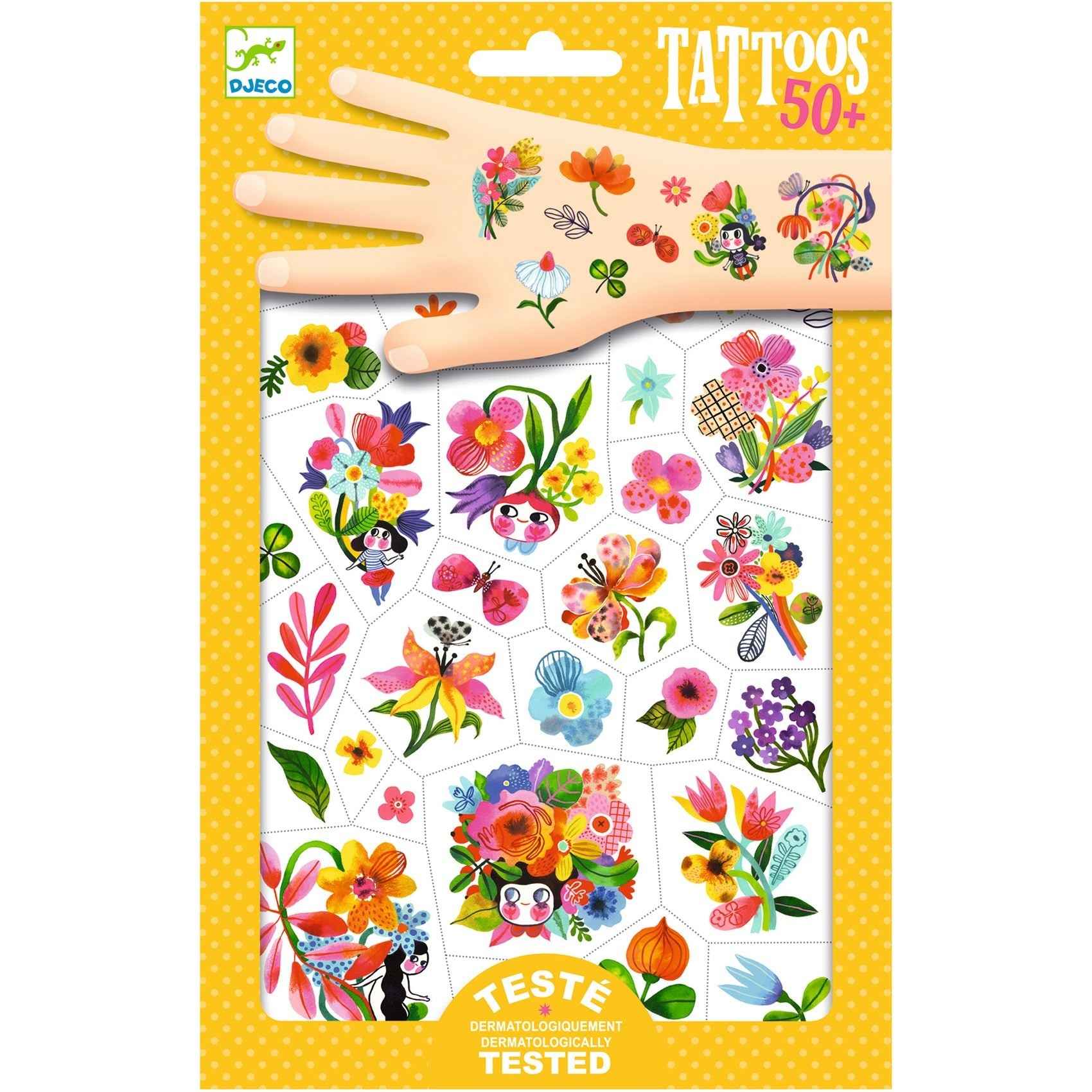 Djeco Aqua Flor Tattoos +3 Years