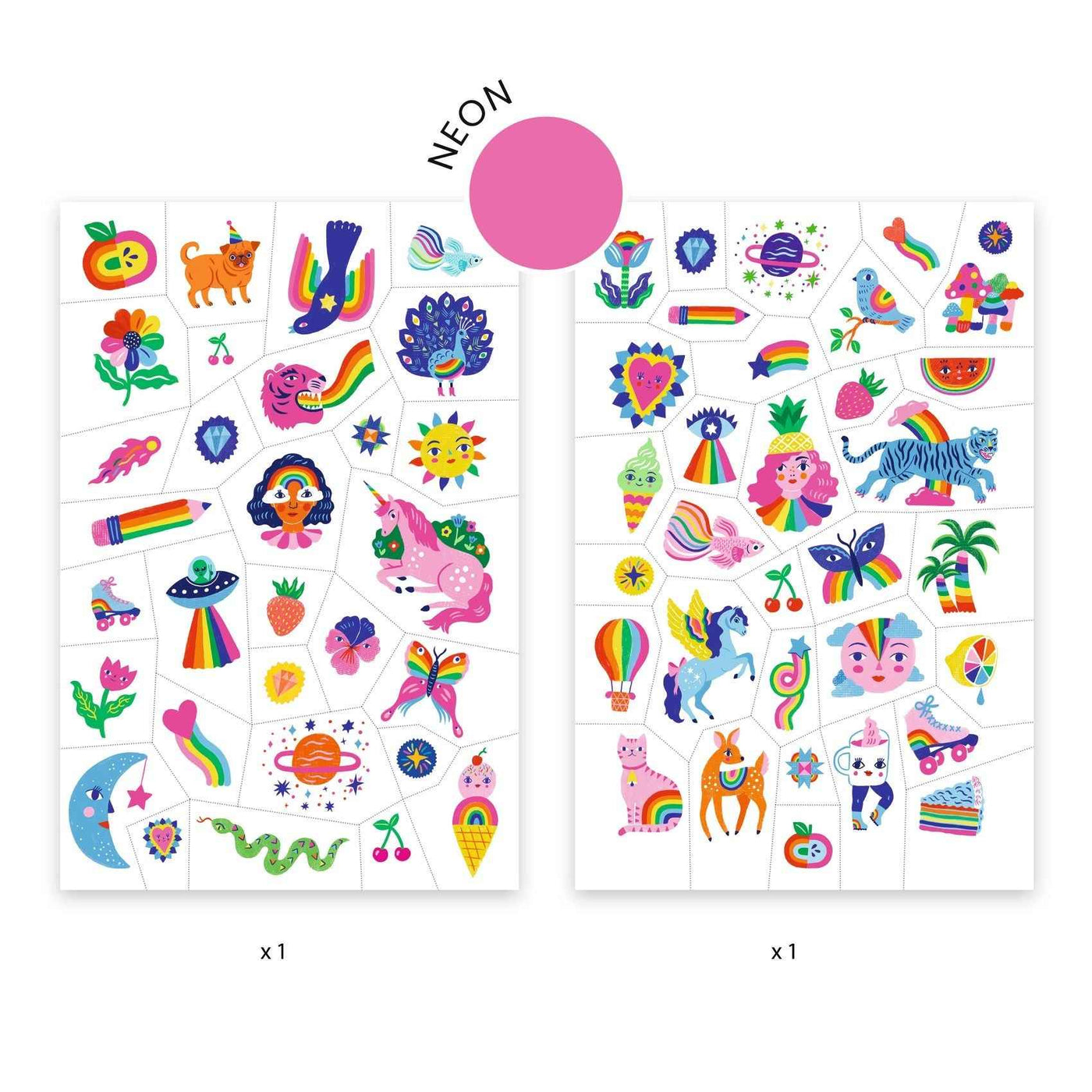 Djeco tattoos Rainbow +3jr