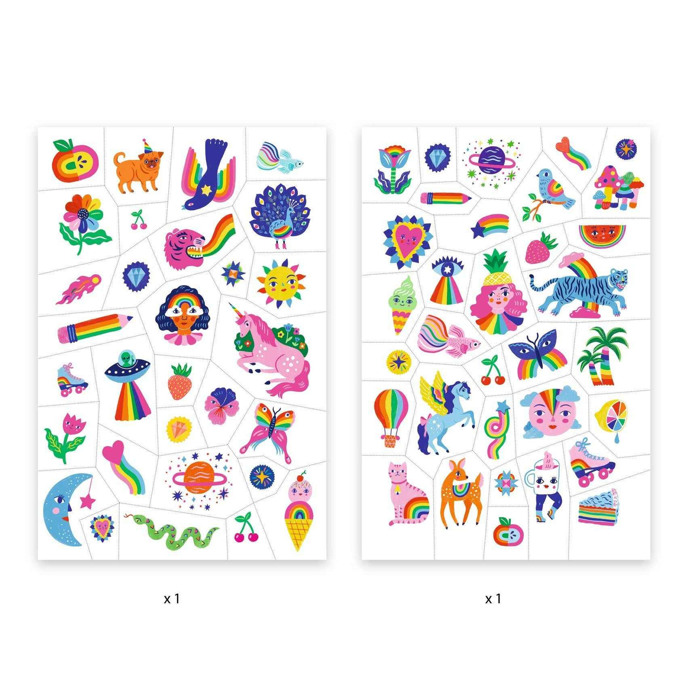 Djeco tattoos Rainbow +3jr