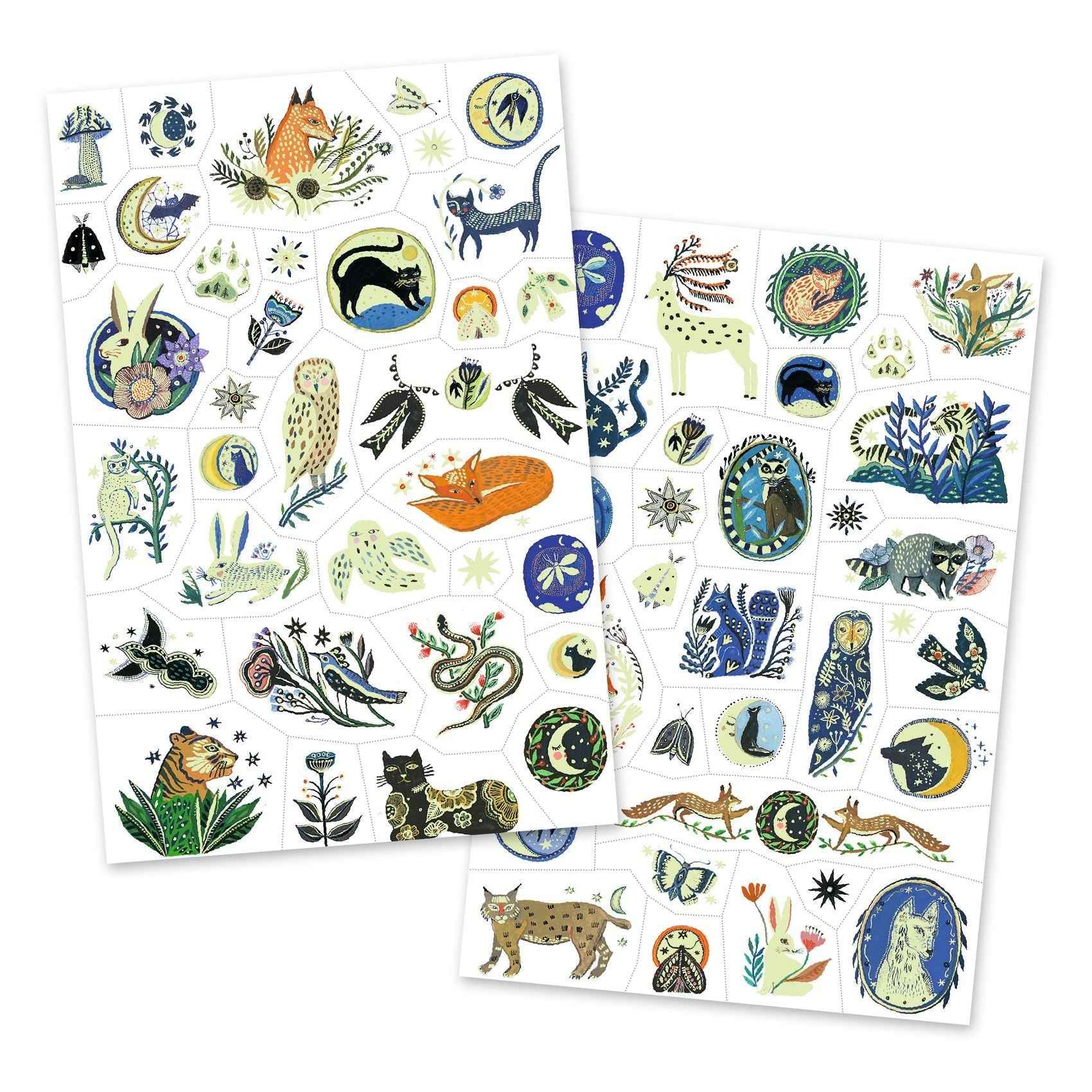 Djeco | Tattoos Nachtelijke Reflectie