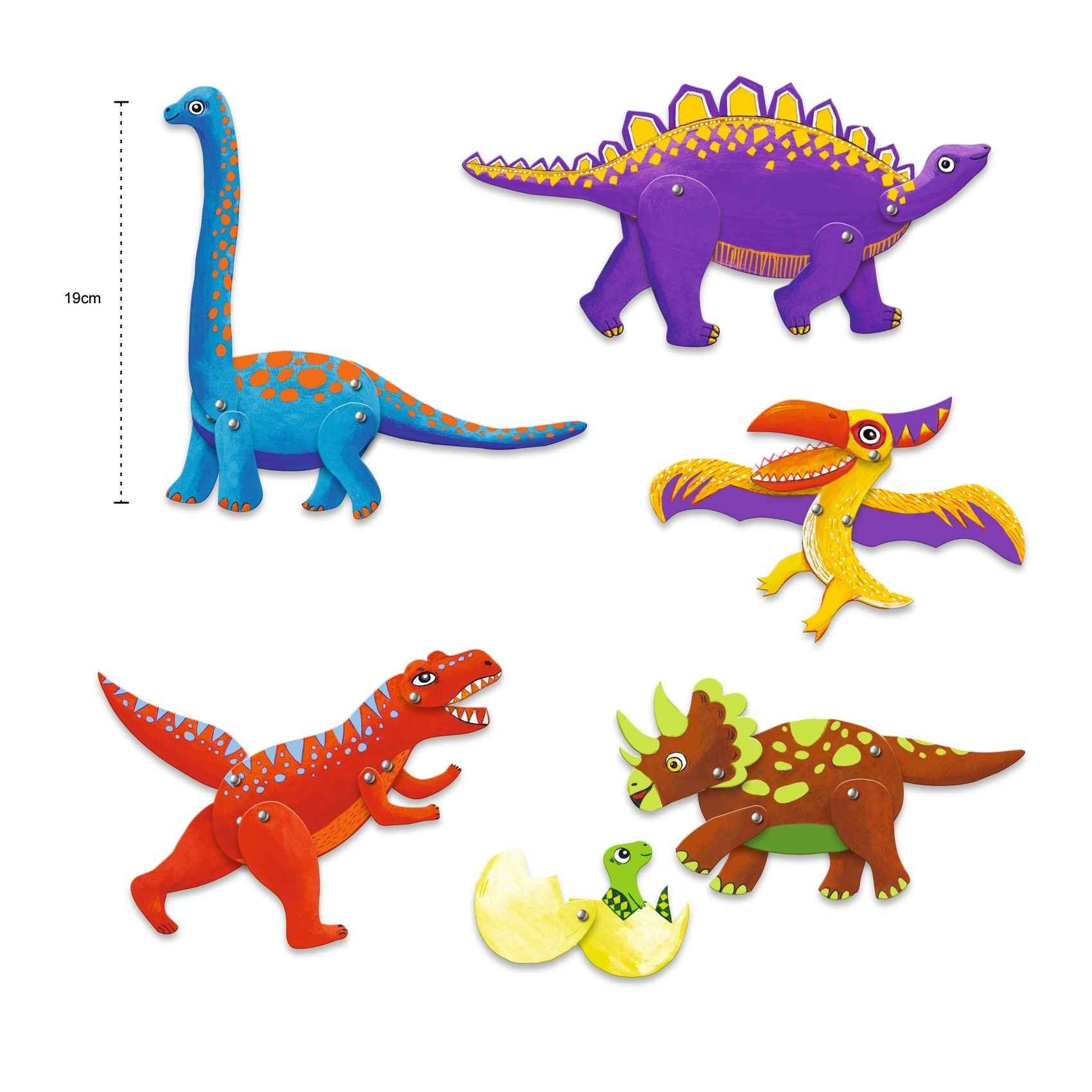 Djeco - crafts - dinosaurs 6-11 years old