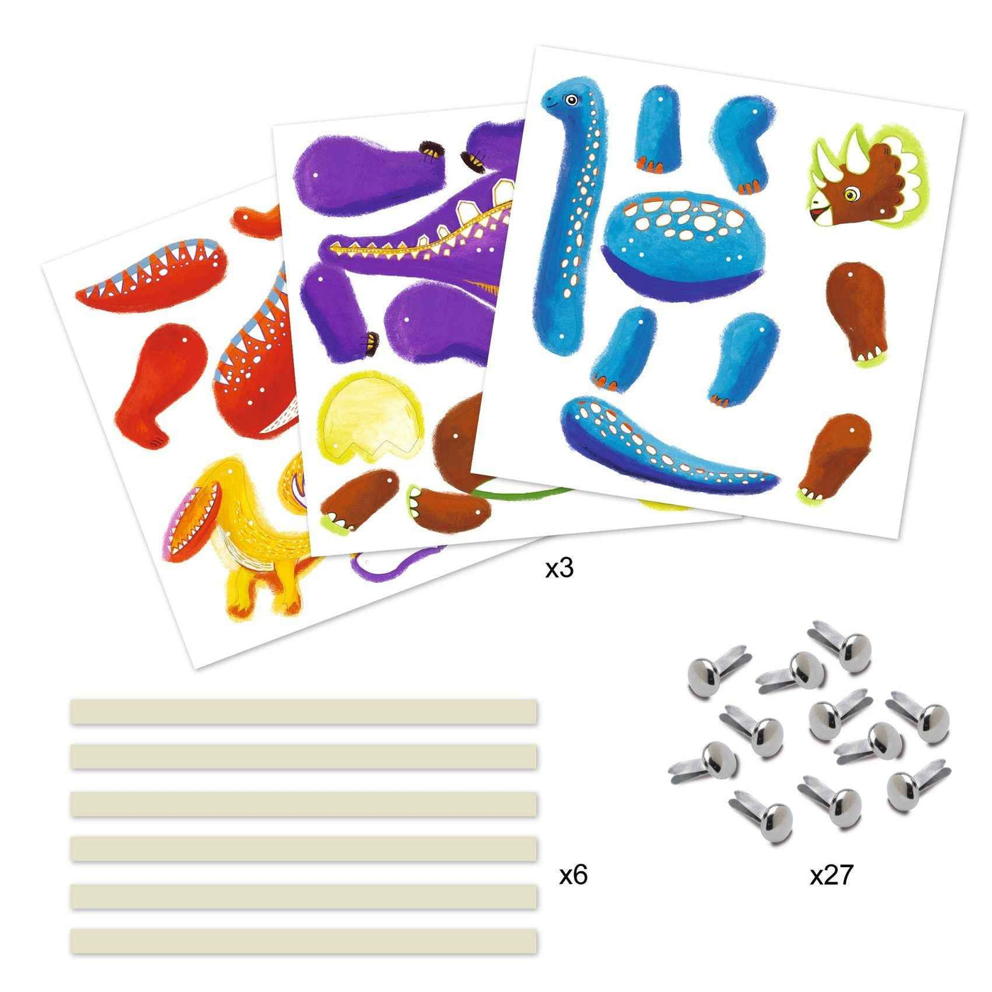 Djeco - Crafting - Dinosaurs 6-11 years old