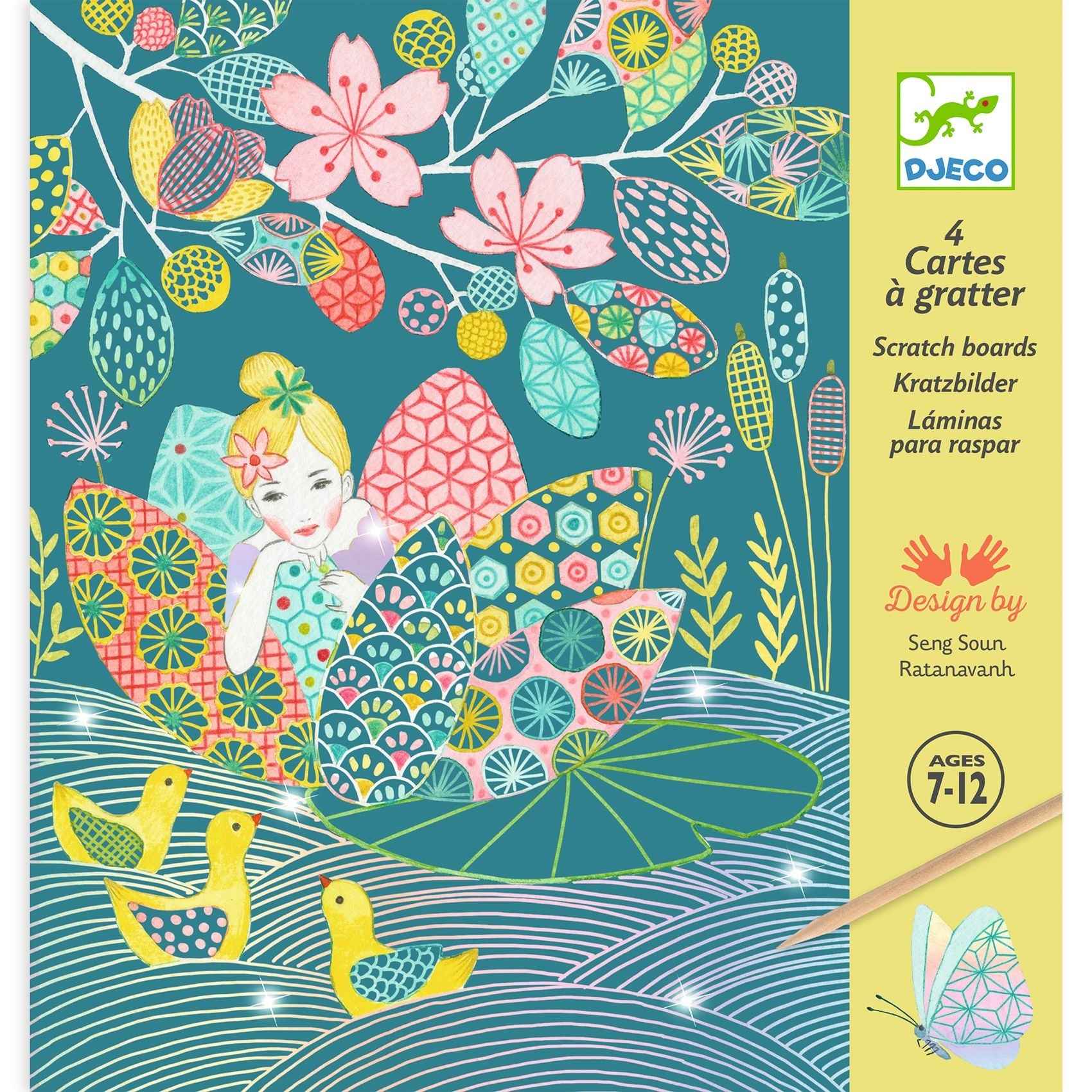 Djeco Scratch Cards The Pond +7jr