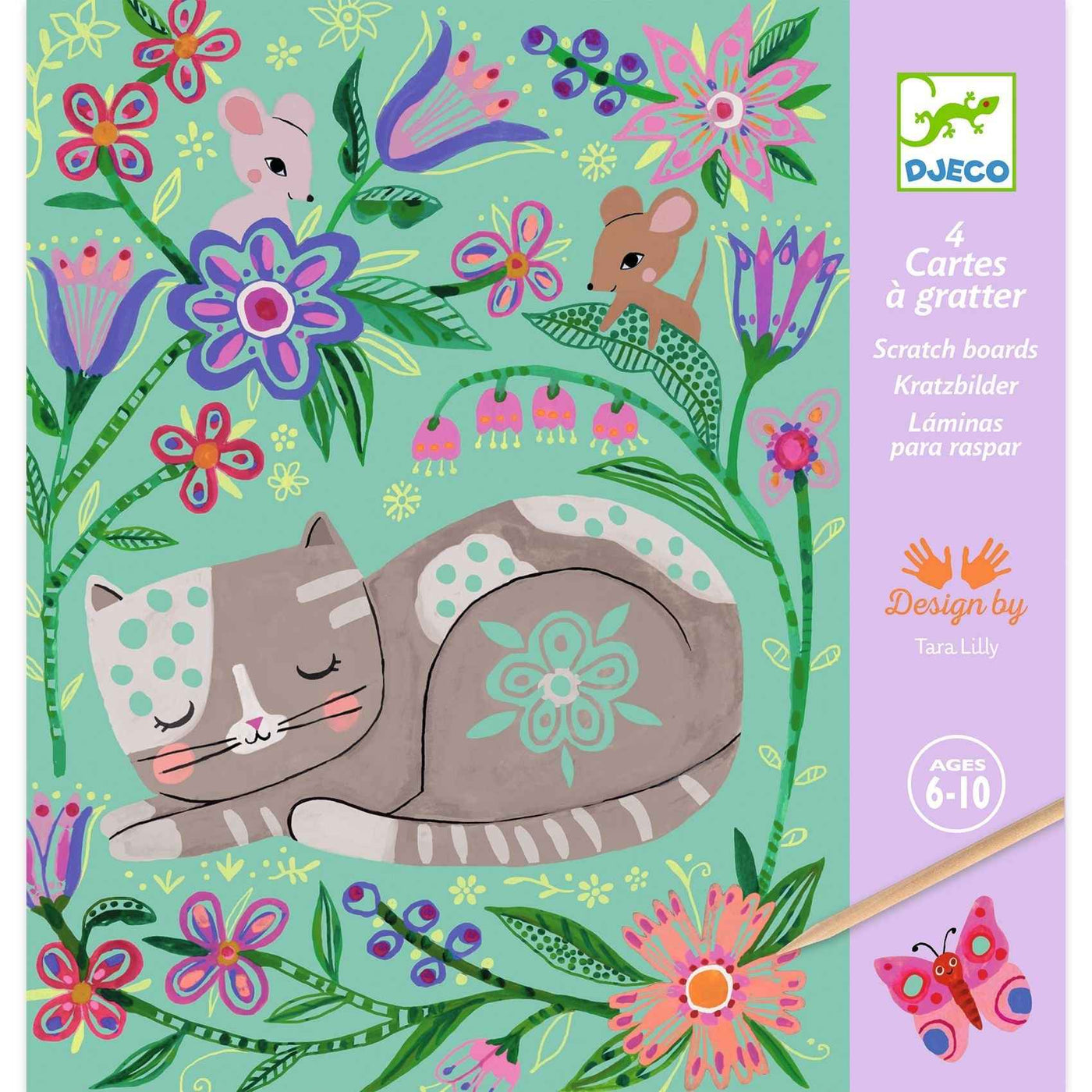 Djeco Encounters Scratch Cards for 6-10 Year Olds