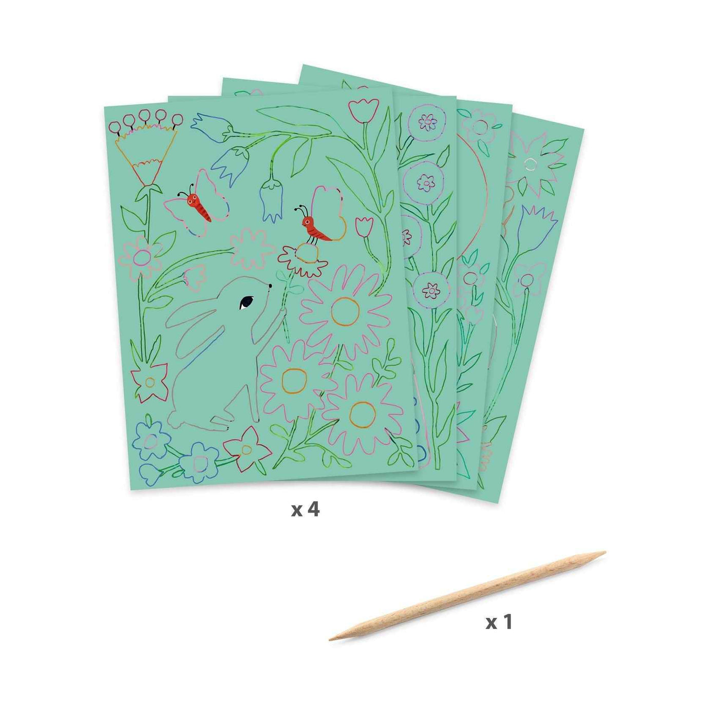 Djeco Scratch Card Meetings 6–10 Years