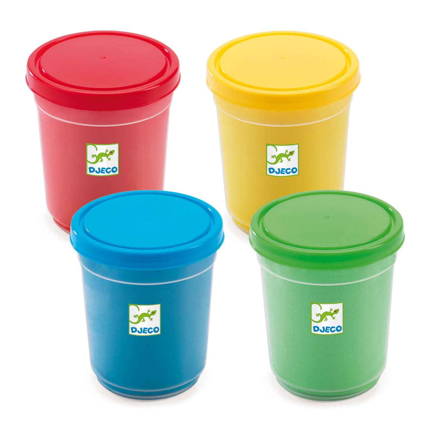 Djeco modeling clay: 4 pots of classic colors