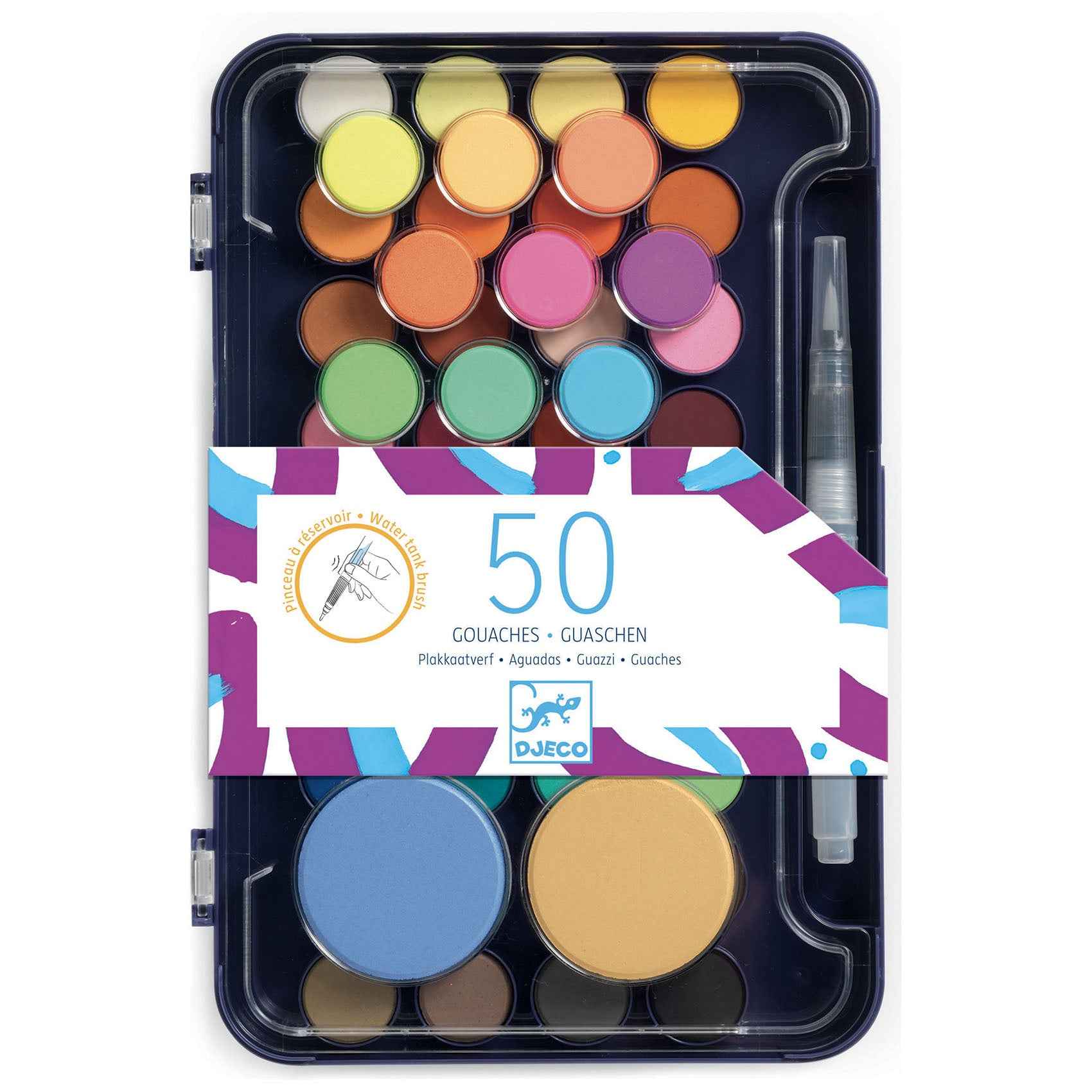Waterverf 50 kleuren - Djeco