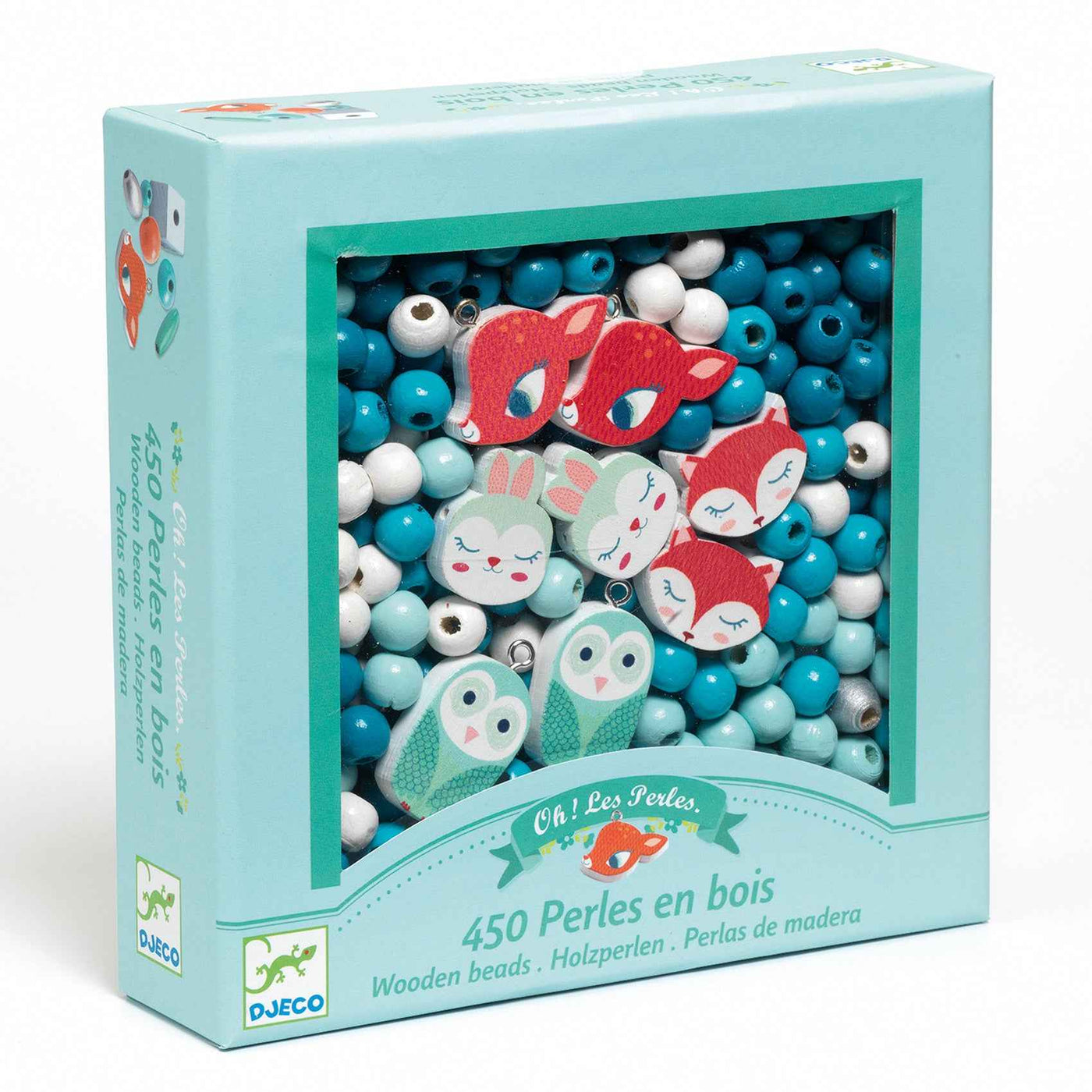 Djeco wooden beads - Little animals