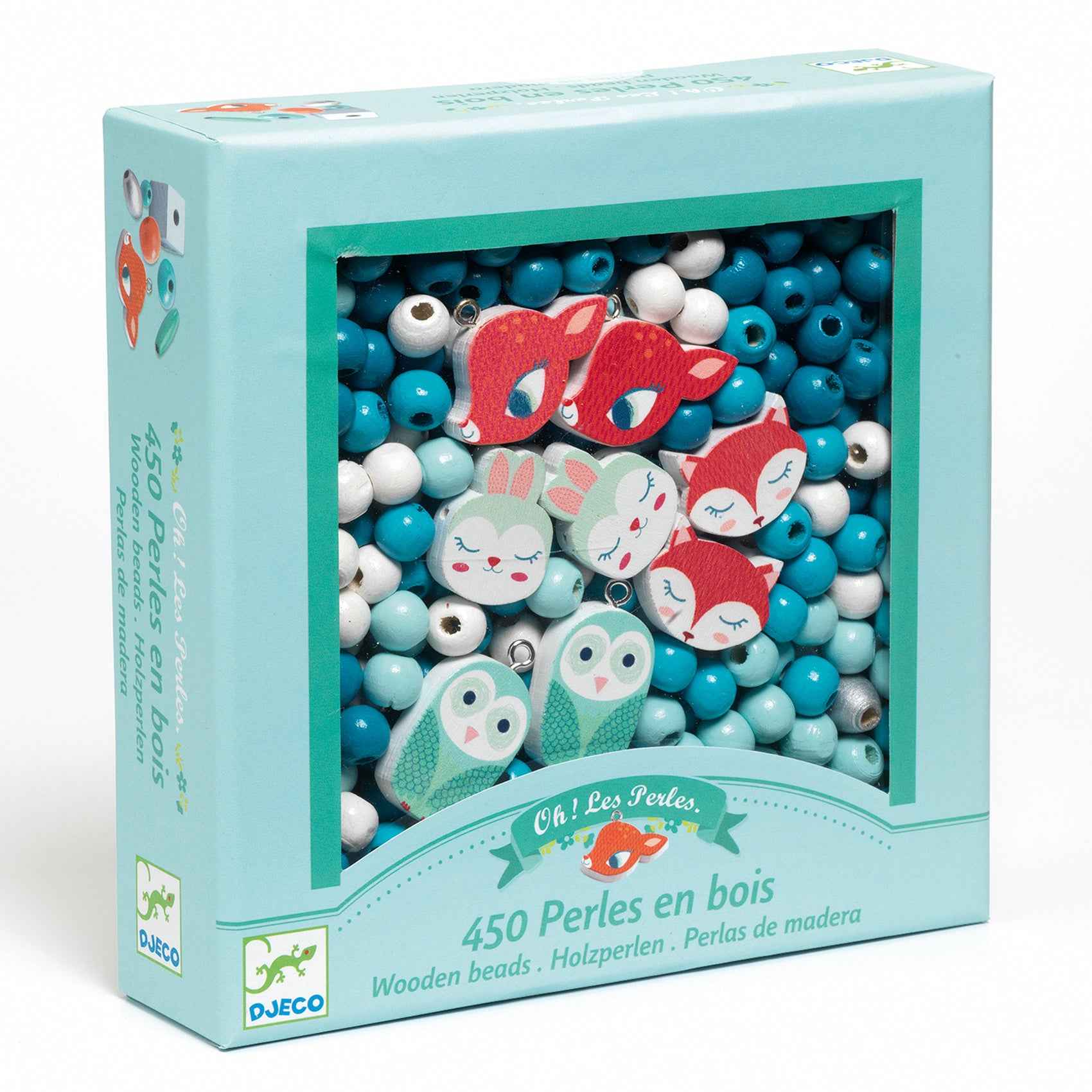 Djeco wooden beads - Little animals