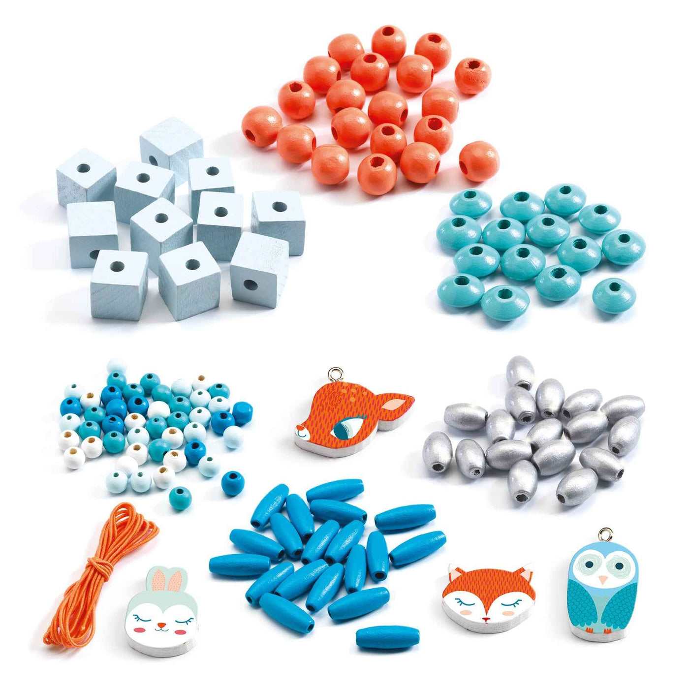 Djeco wooden beads - Little animals