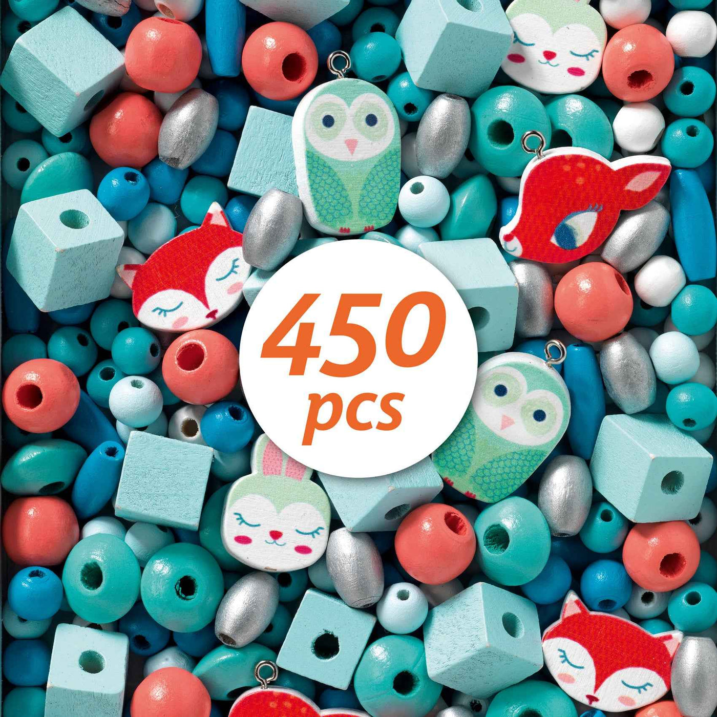 Djeco Wooden Beads - Little Animals