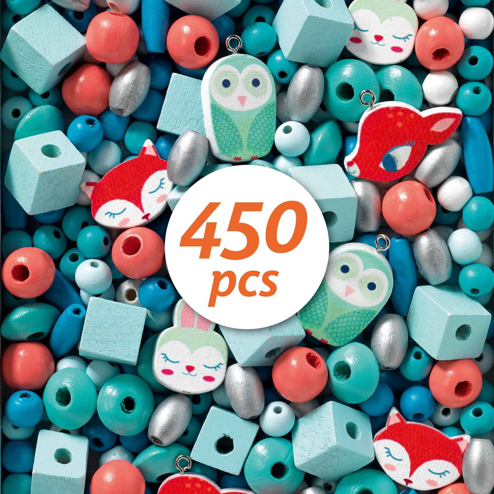 Djeco Wooden Beads - Little Animals