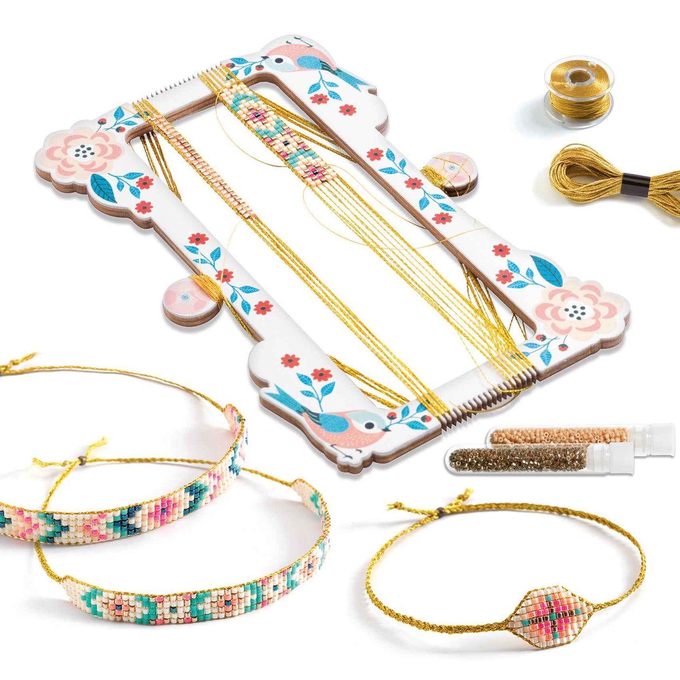 Djeco bracelet making