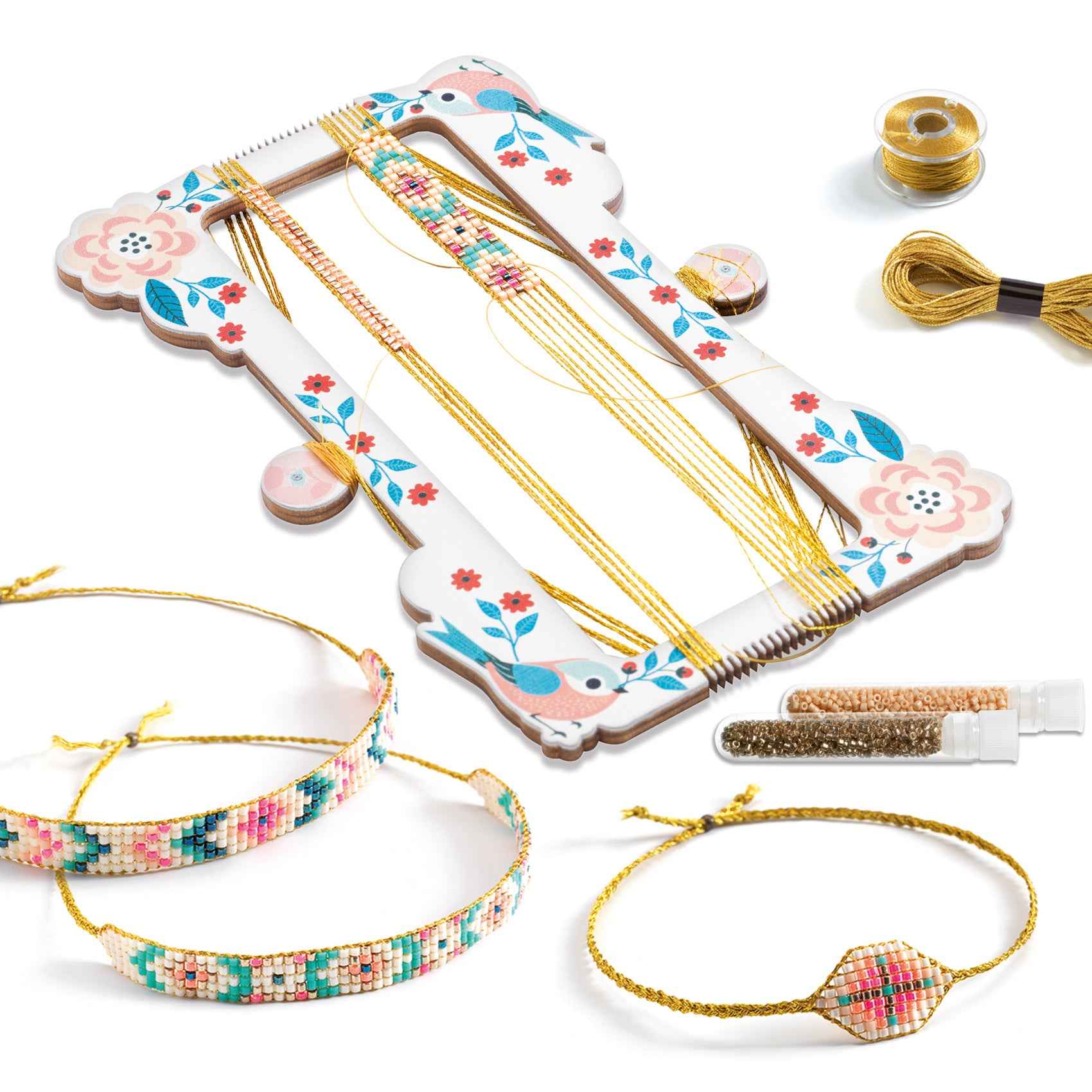 Djeco bracelet making