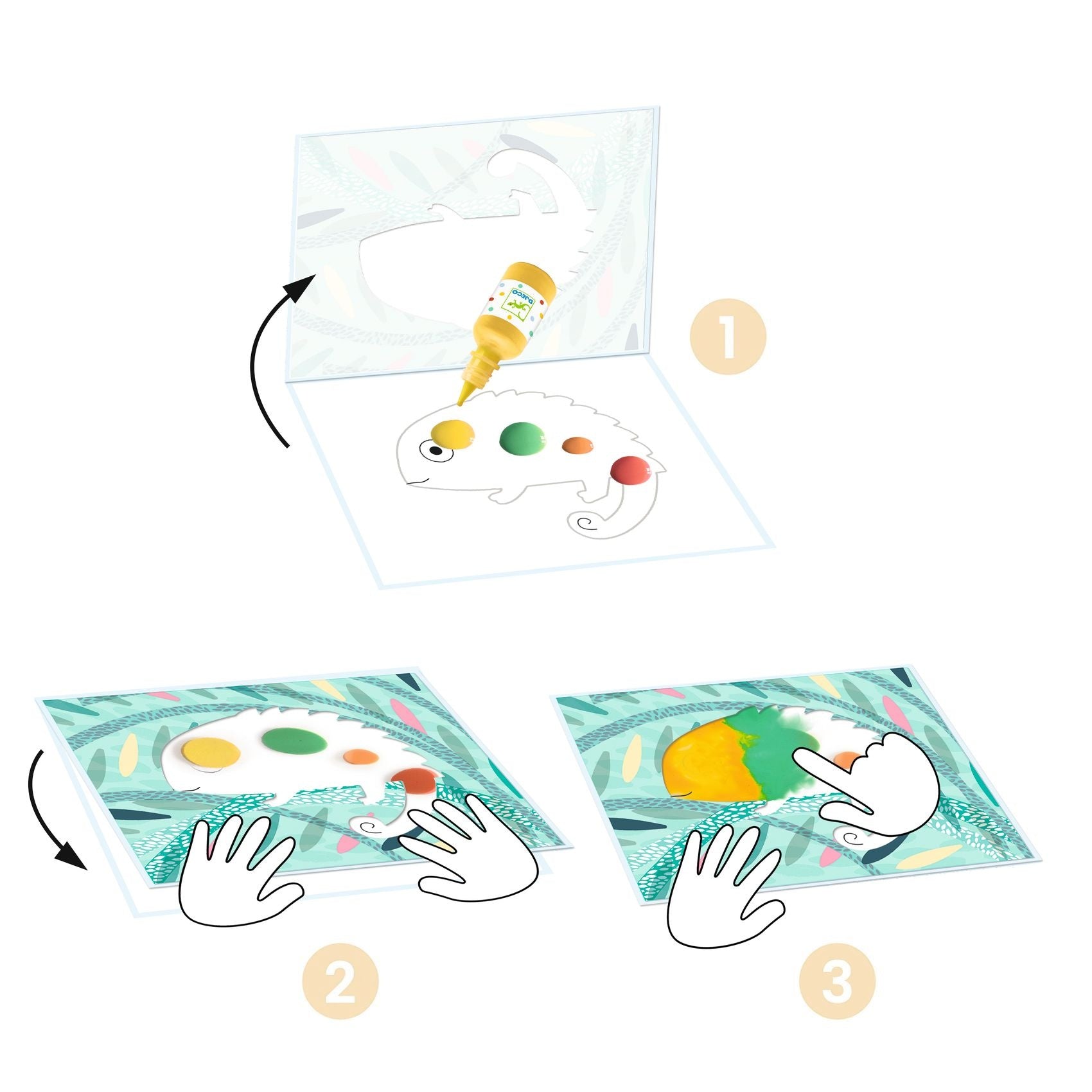 Vingerverf Kliederen voor kleintjes - Djeco
