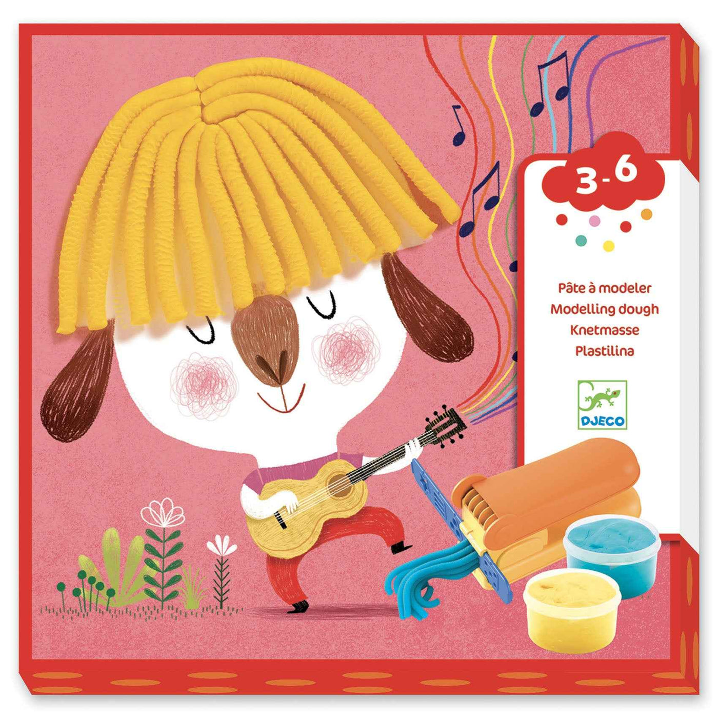 Djeco | Crafting with Clay: Curly and Straight Hair