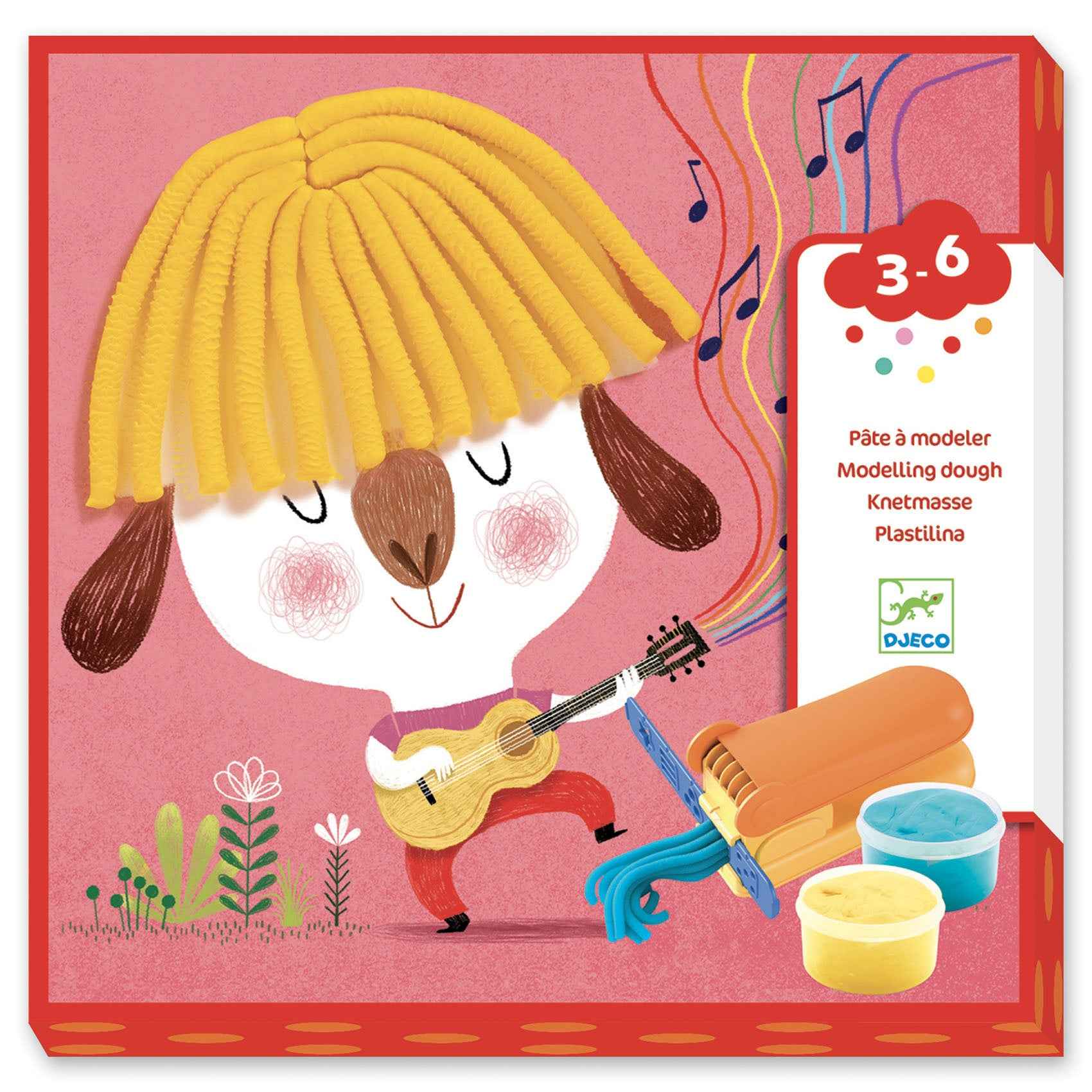 Djeco | Crafting with Clay: Curly and Straight Hair