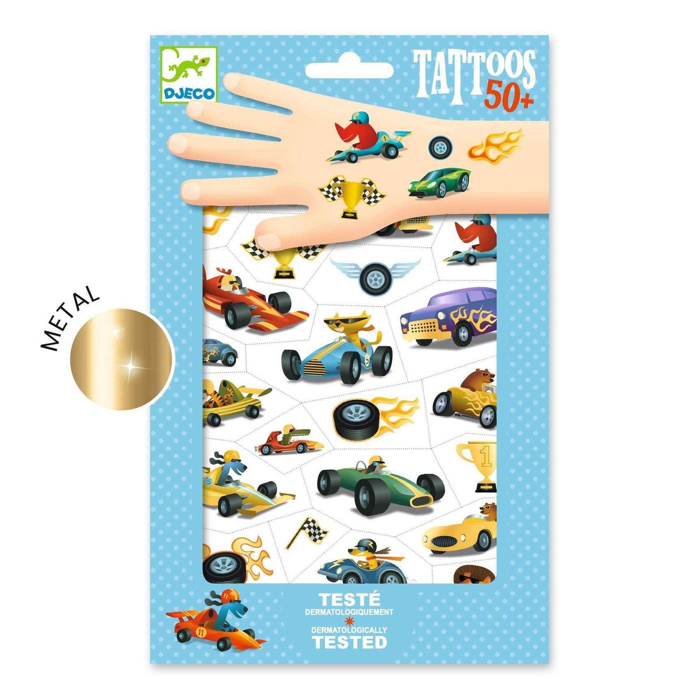 Djeco | Race Car Tattoos